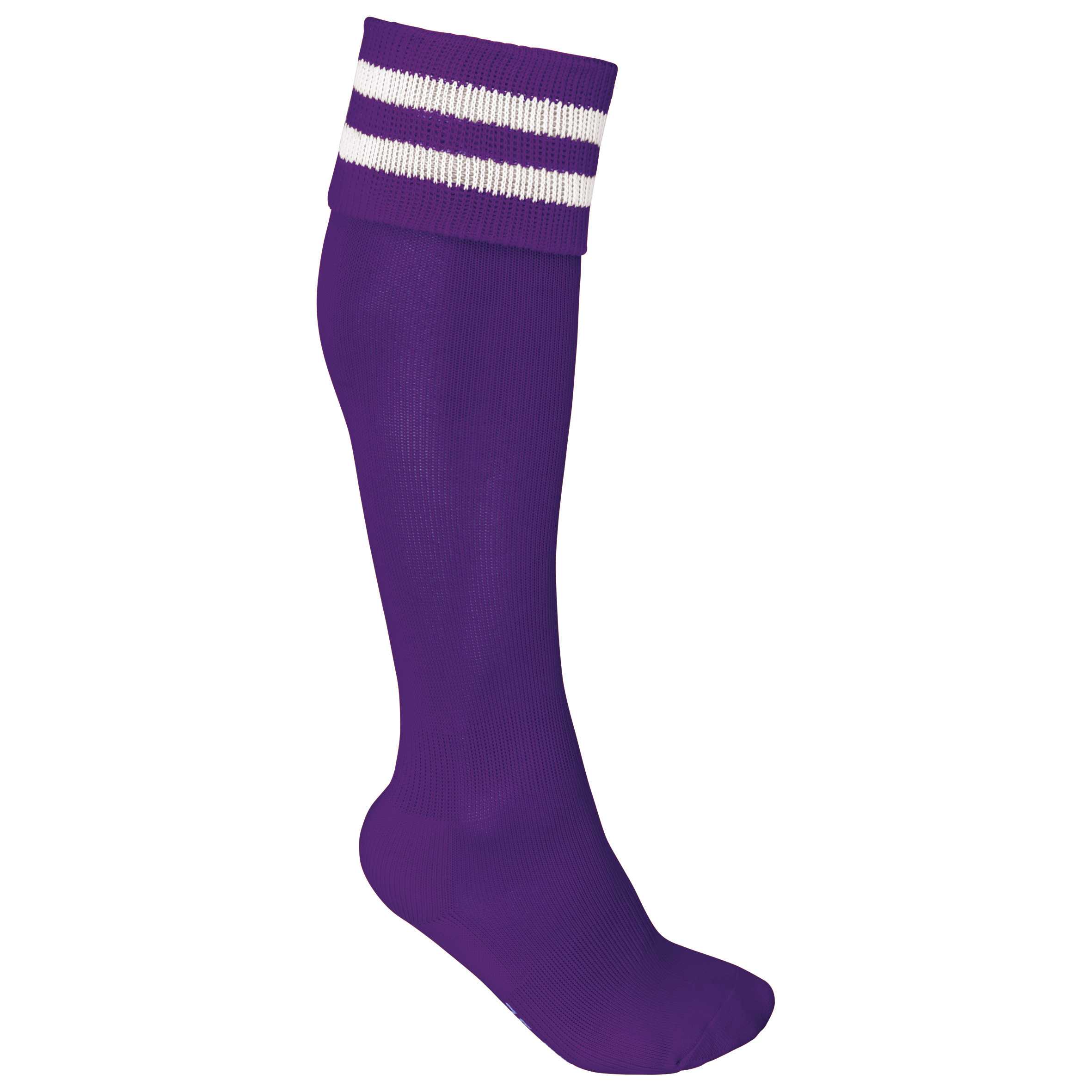 Calcetines deportivos a rayas Sporty Purple / White