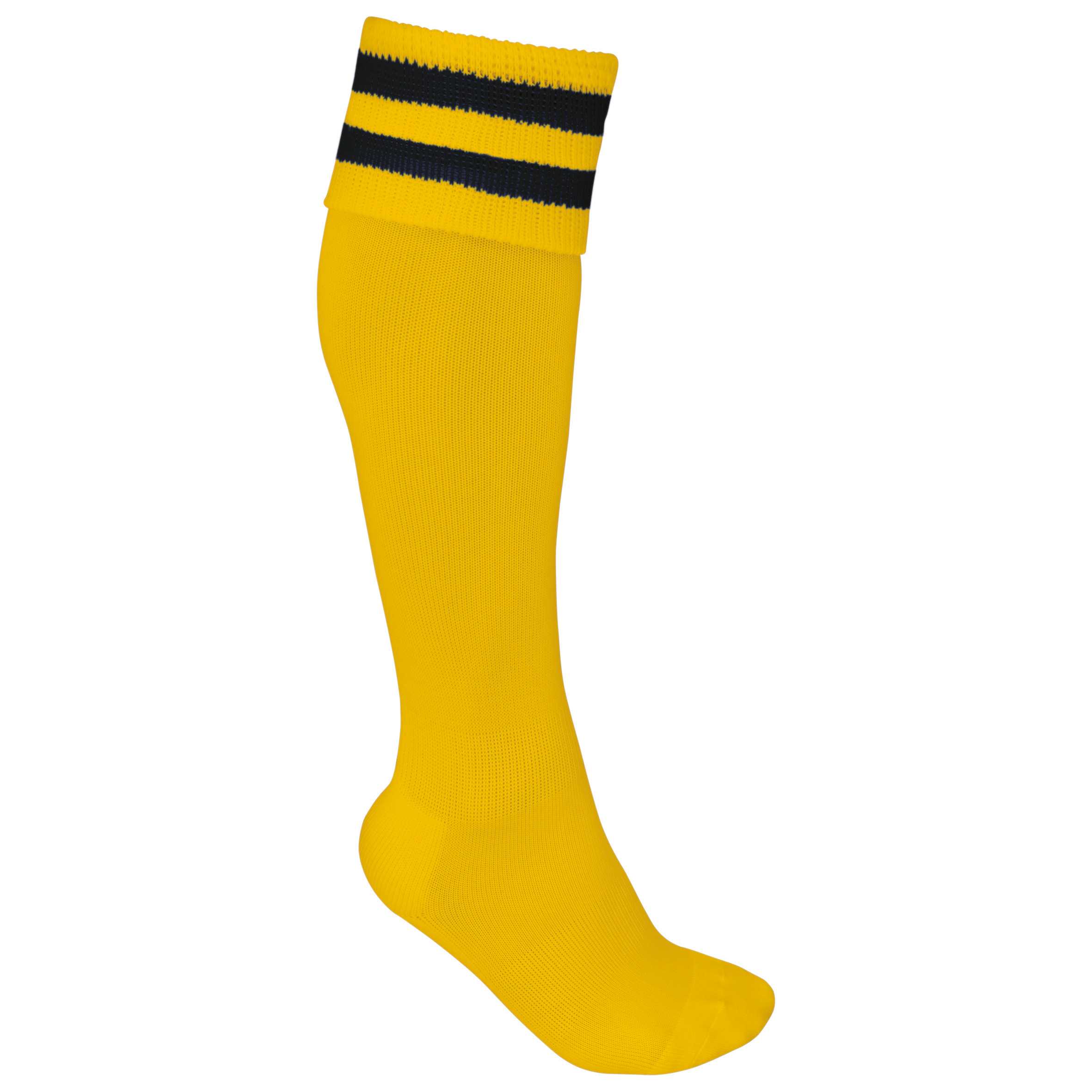 Calcetines deportivos a rayas Sporty Yellow / Black
