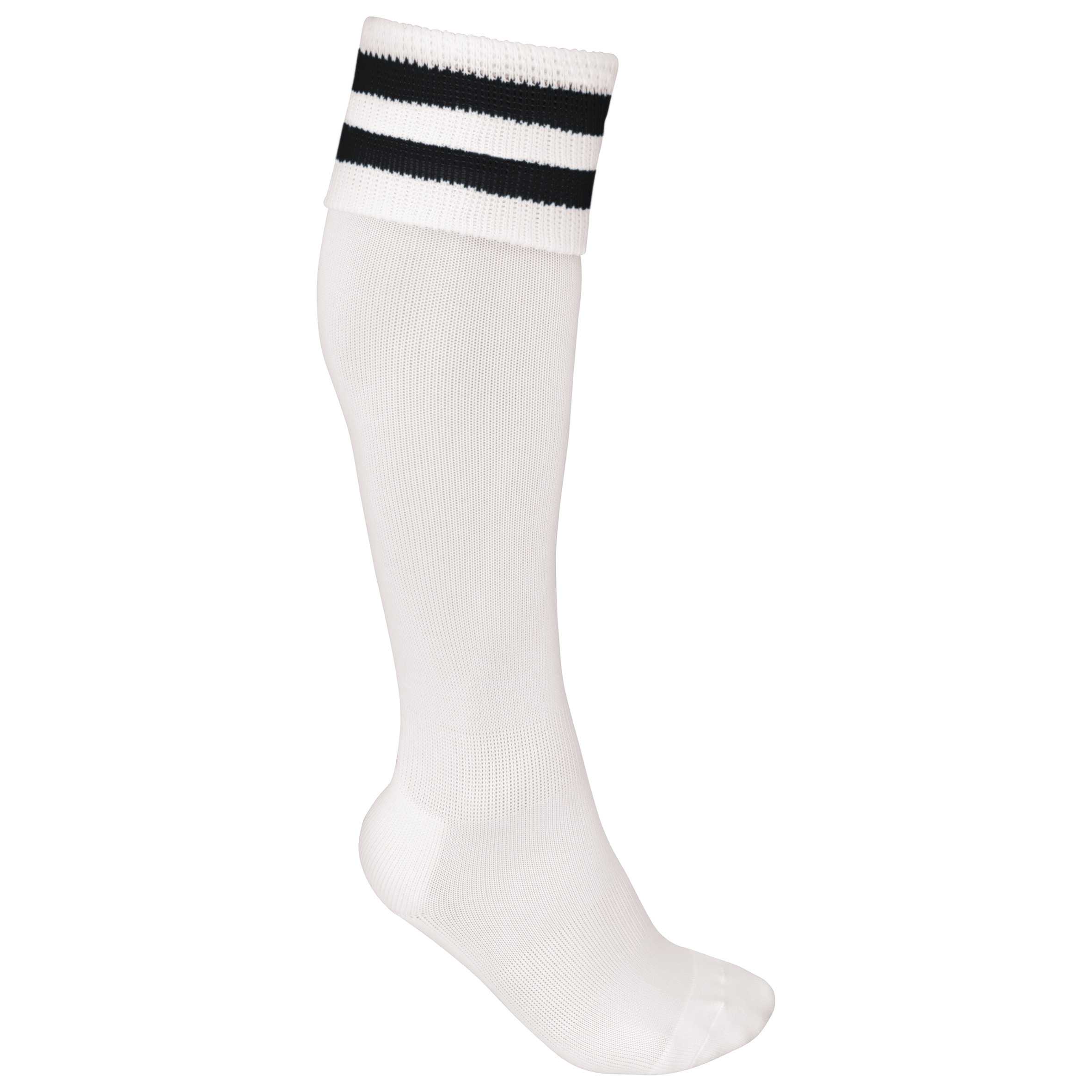Calcetines deportivos a rayas White / Black