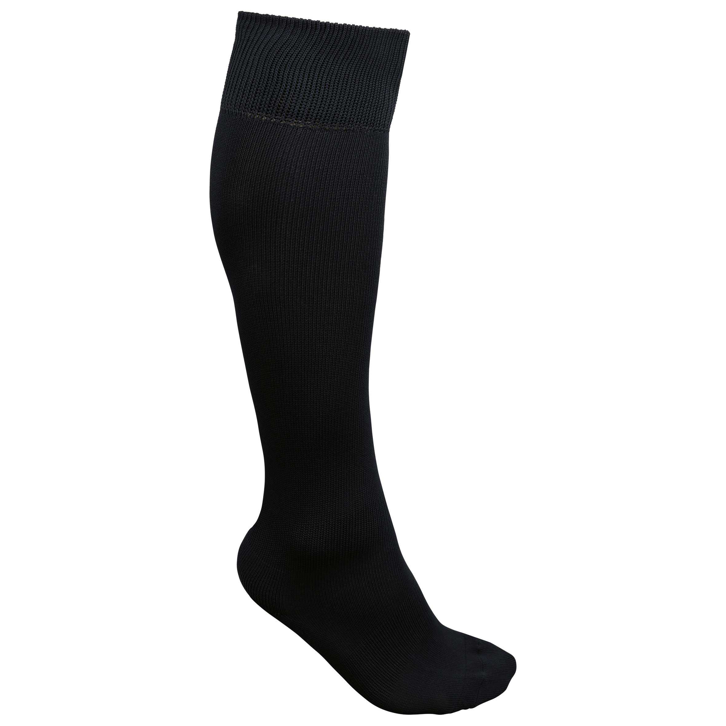 Calcetines deportivos lisos Black