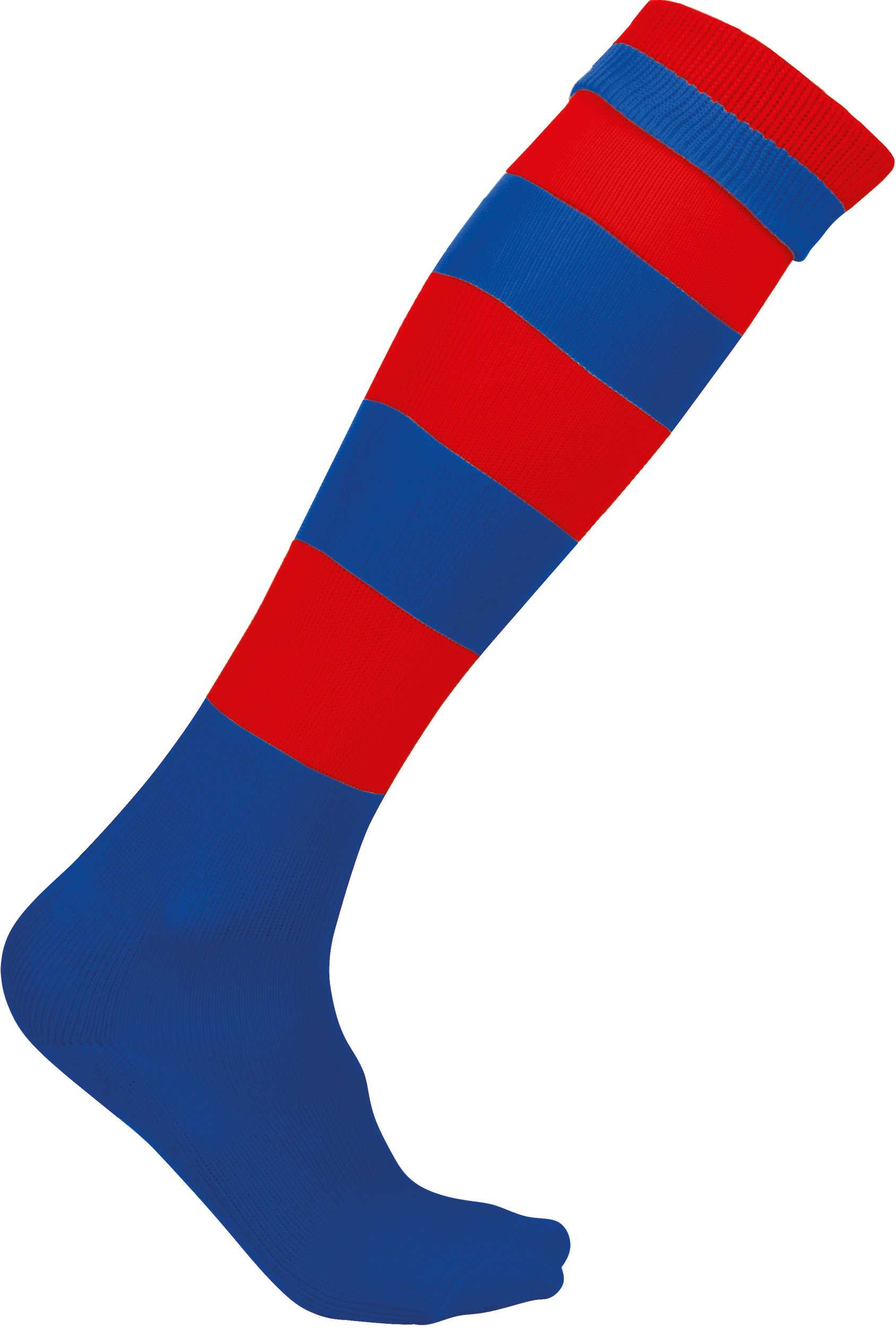 Calcetines deportivos a rayas unisex Dark Royal Blue / Sporty Red