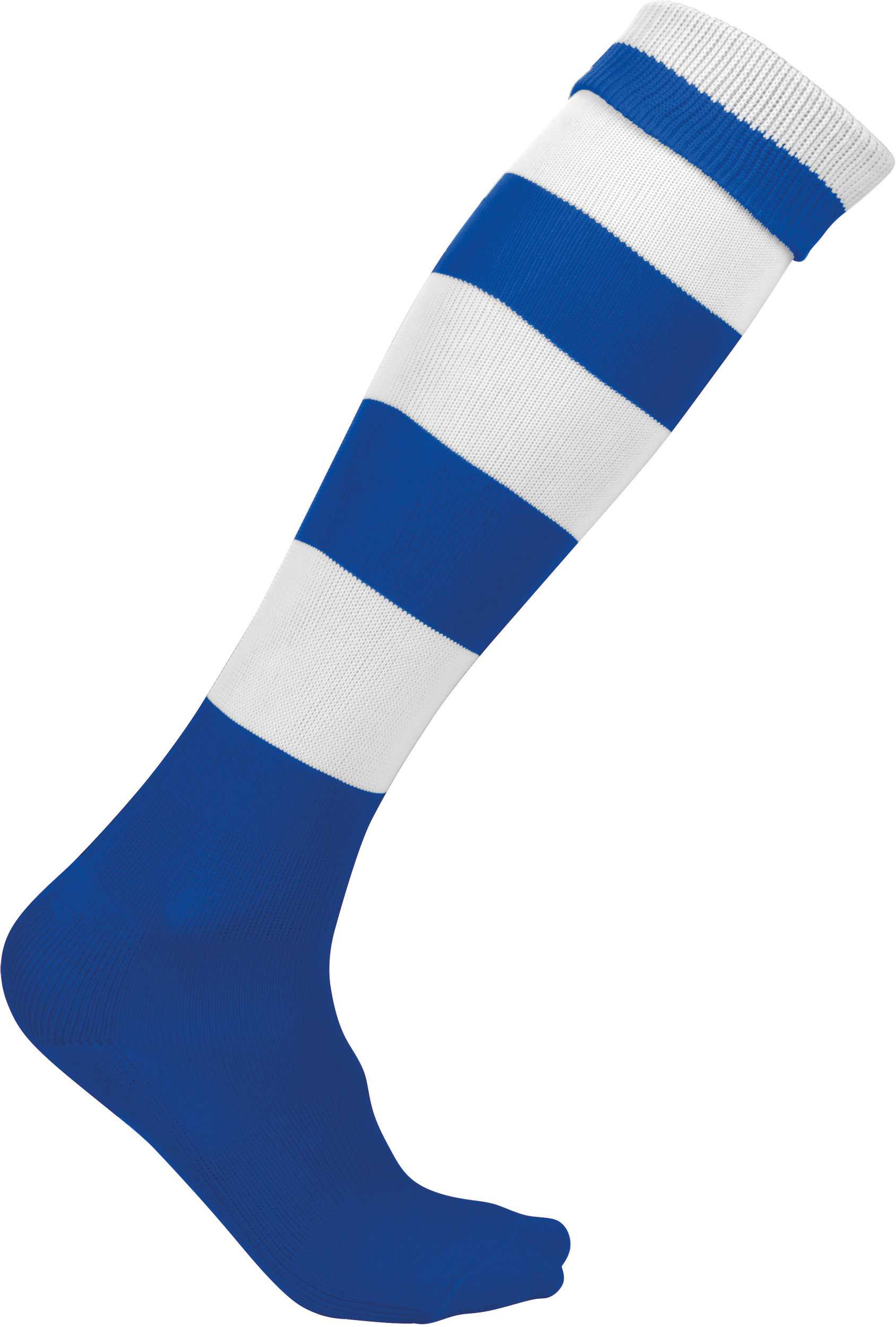 Calcetines deportivos a rayas unisex Dark Royal Blue / White