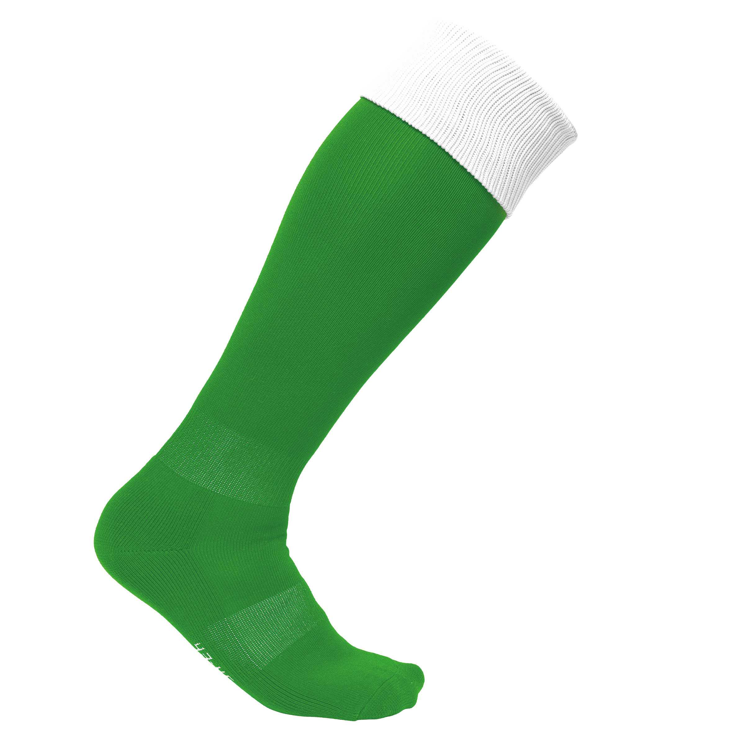 Calcetines deportivos bicolor Green / White