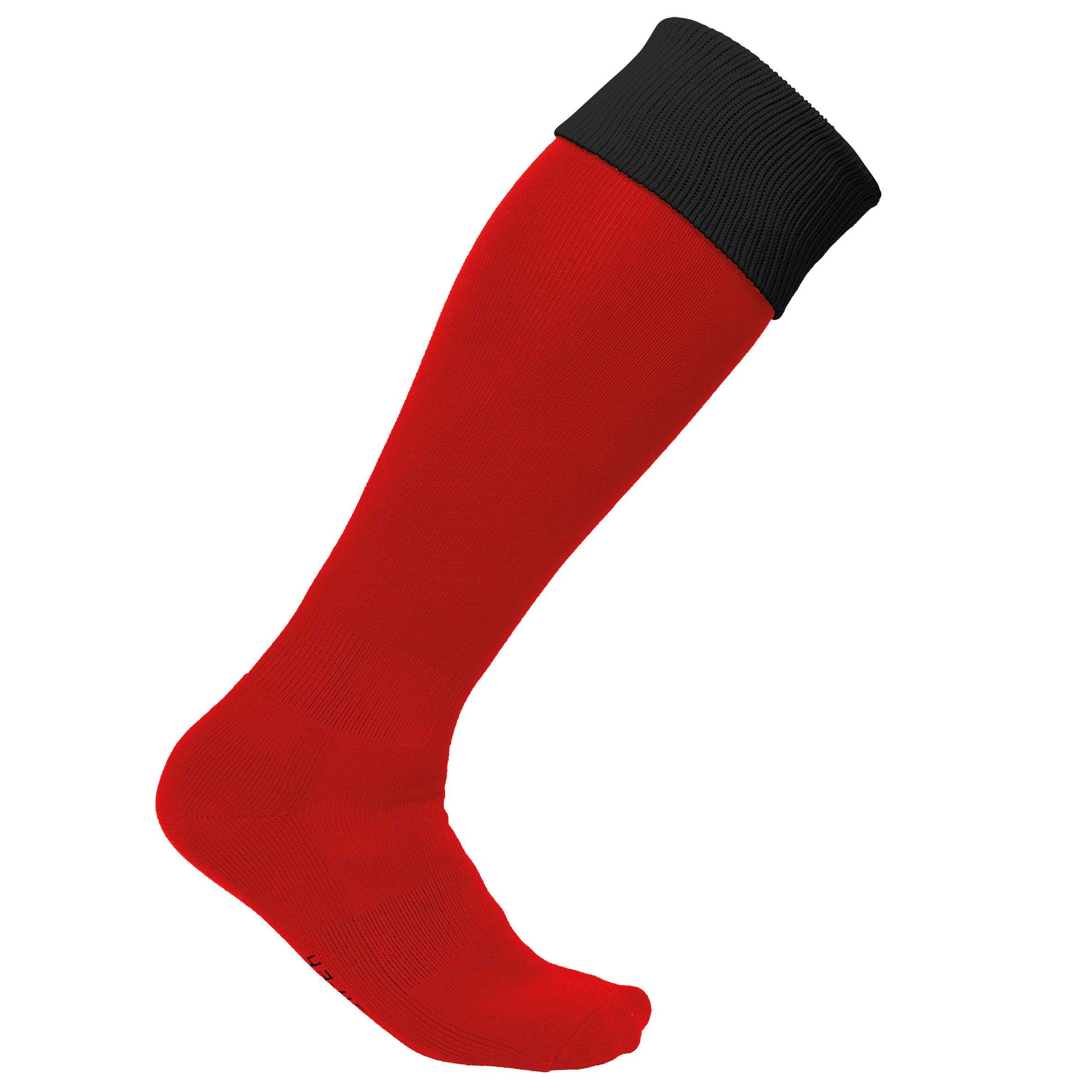 Calcetines deportivos bicolor Sporty Red / Black