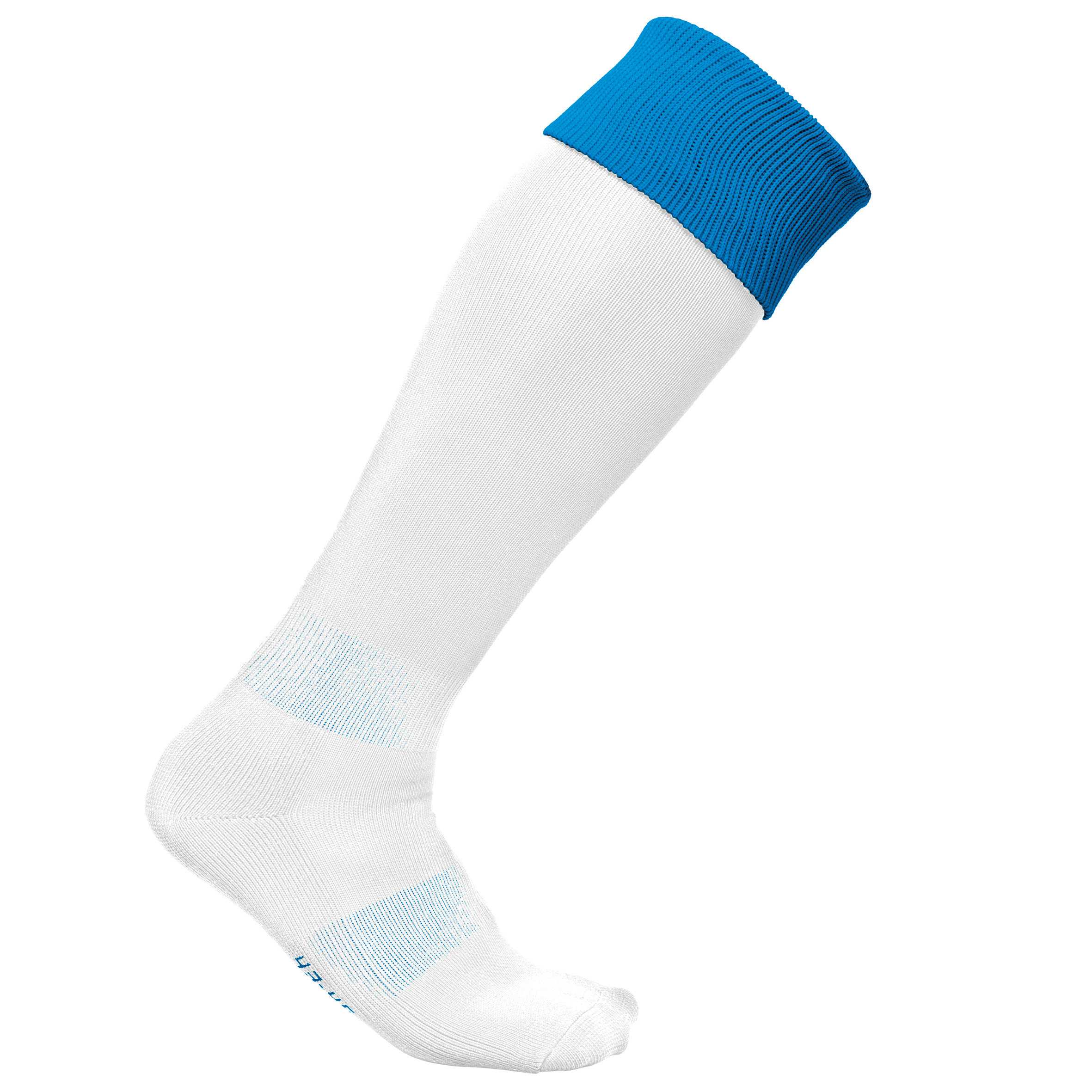 Calcetines deportivos bicolor White / Sporty Royal Blue