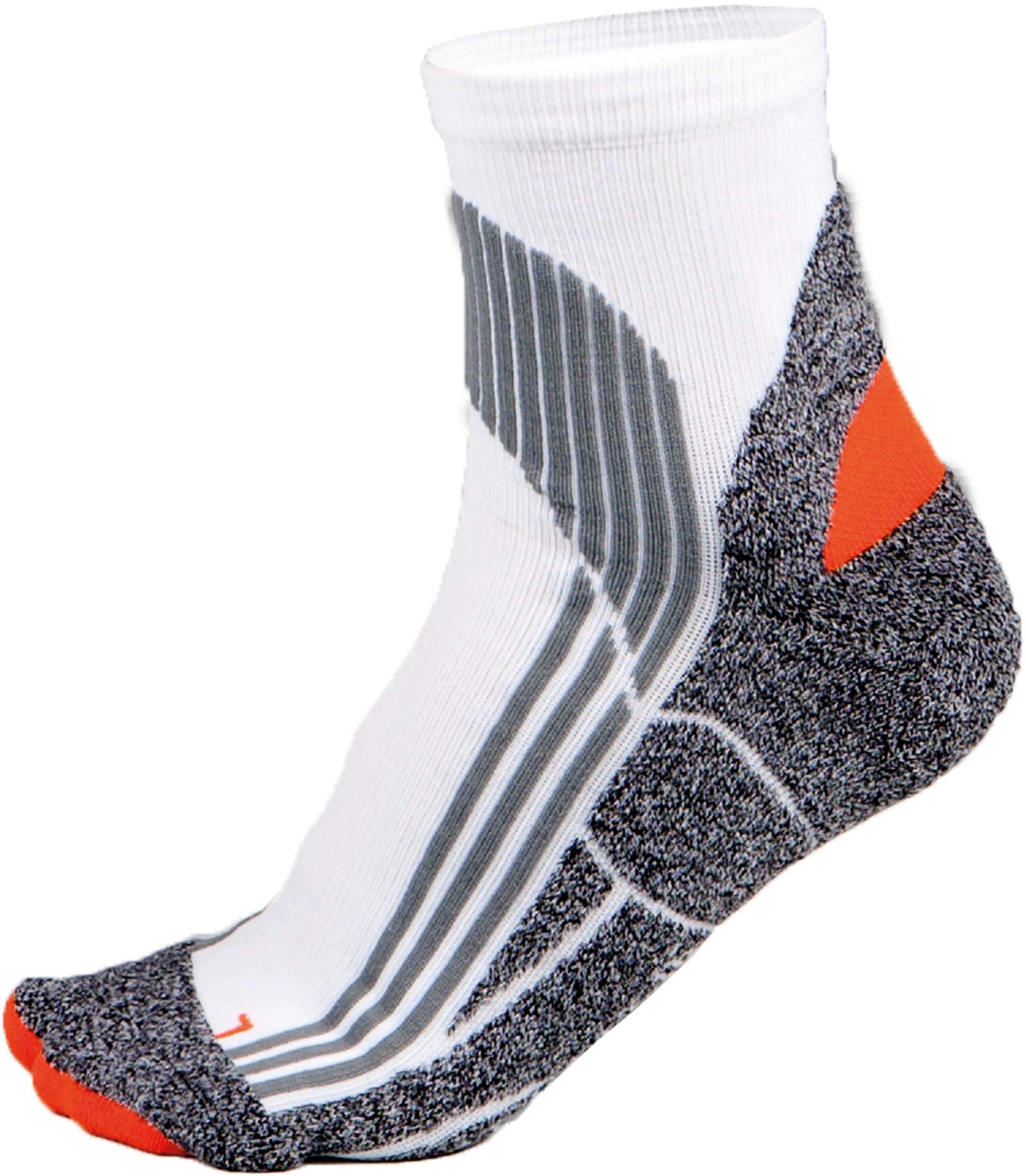 Calcetines técnicos running White / Grey / Orange