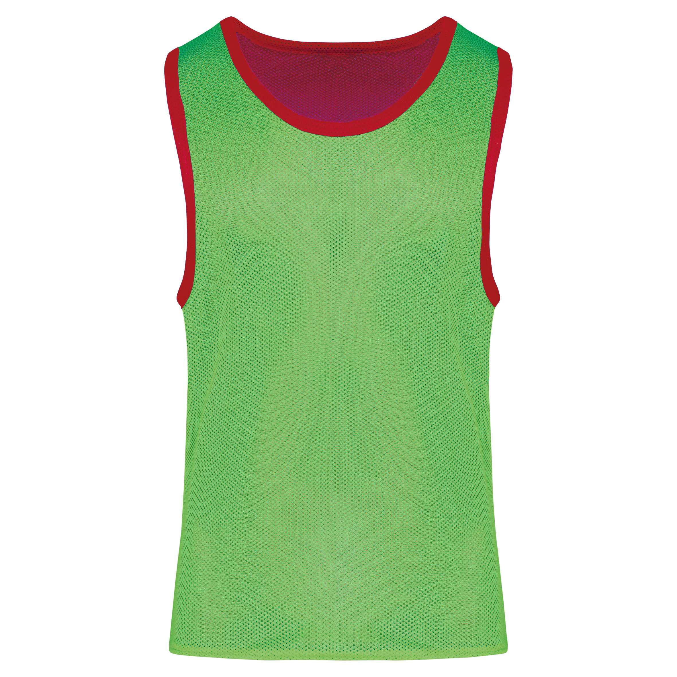 PETO REVERSIBLE Multi-deportes Senior/Júnior Sporty Red / Fluorescent Green