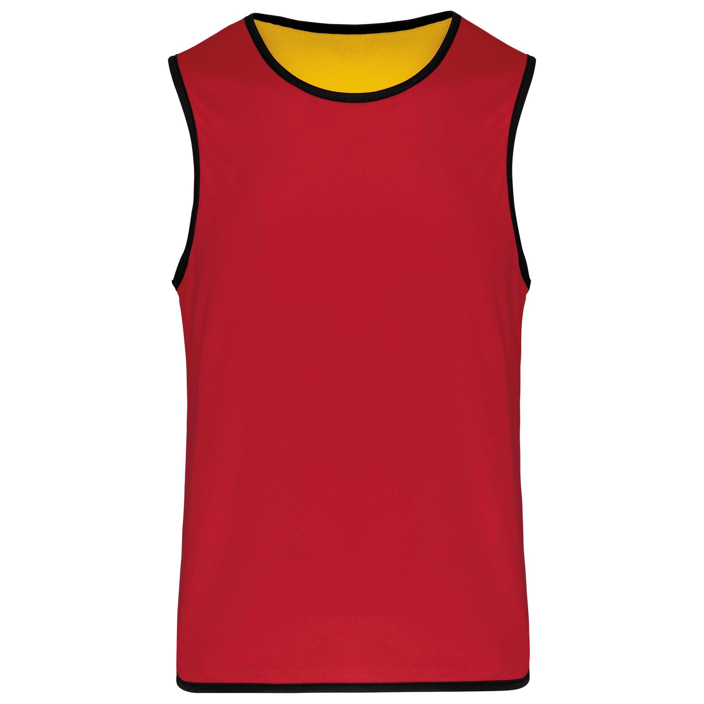 Peto de rugby reversible Sporty Red / Sporty Yellow
