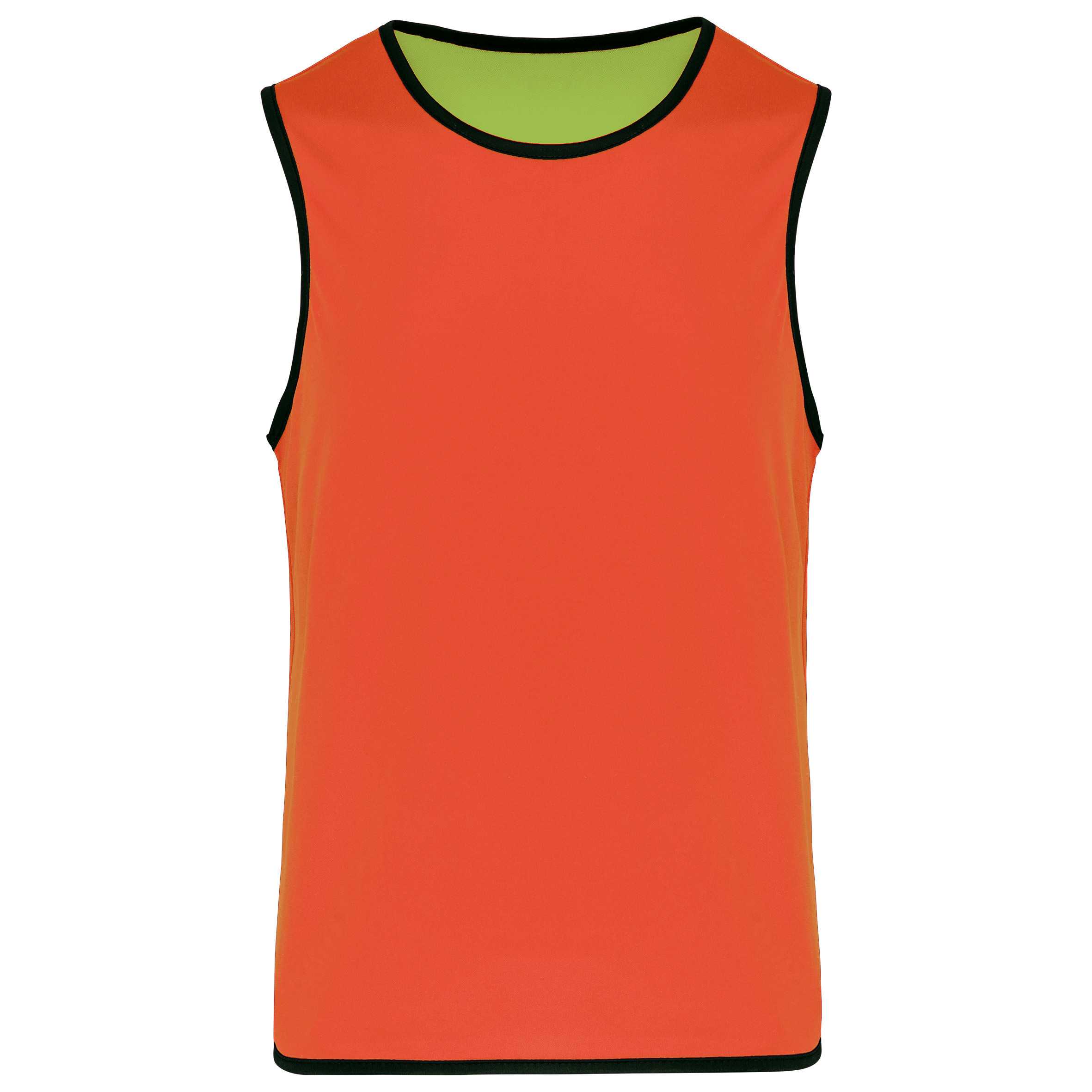 Peto de rugby reversible - Niños Lime / Spicy Orange