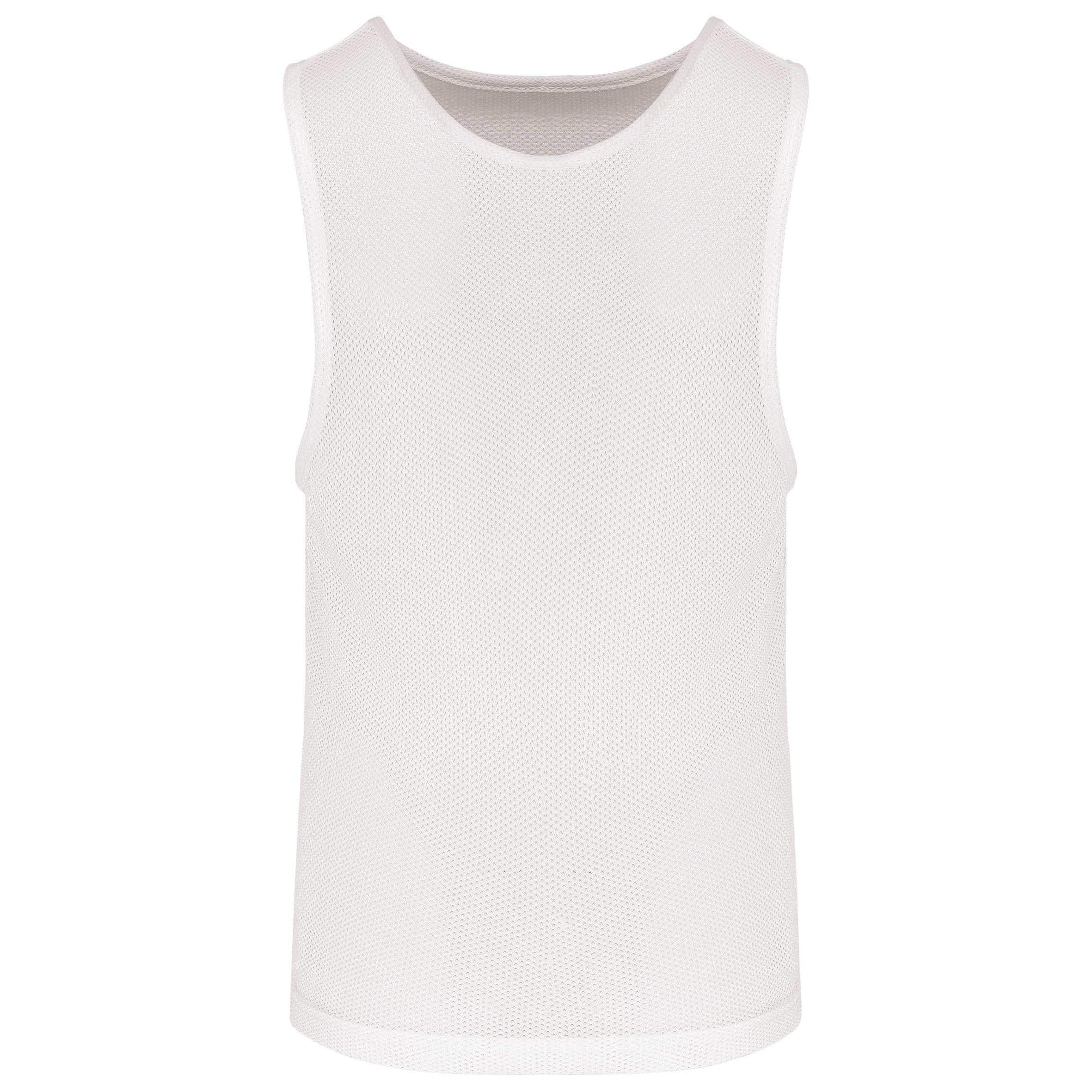 Peto ligero de rejilla multi-deportes para niños White