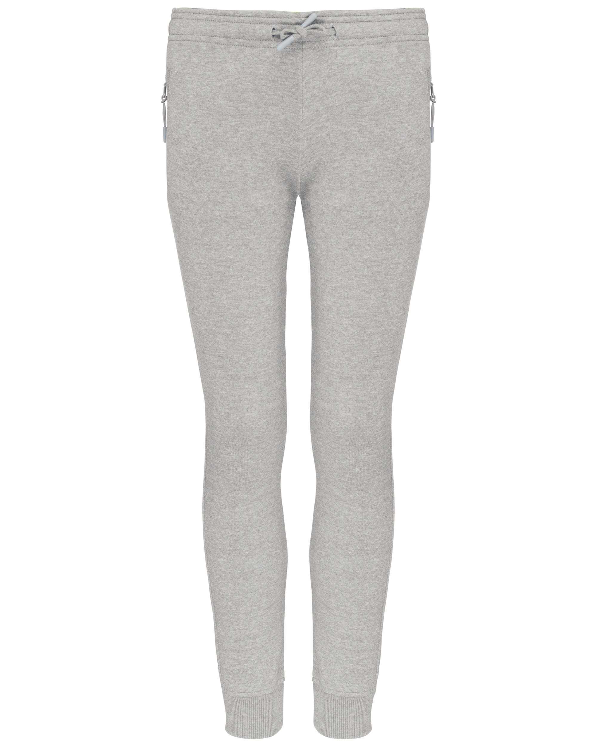 Pantalón chandal de jogging con bolsillos multideporte para niños Grey Heather