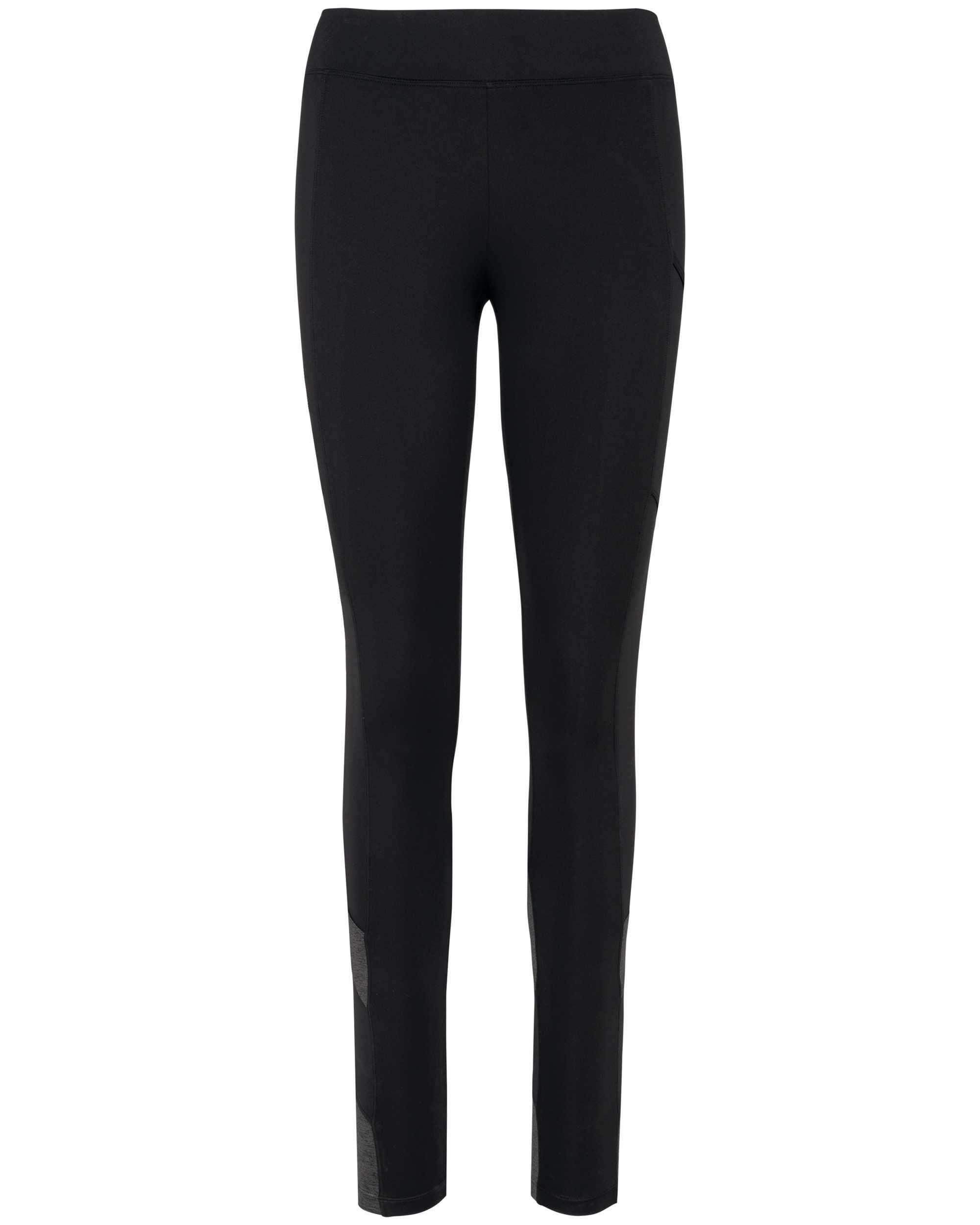 Leggings bicolor mujer Black / Dark Grey Heather