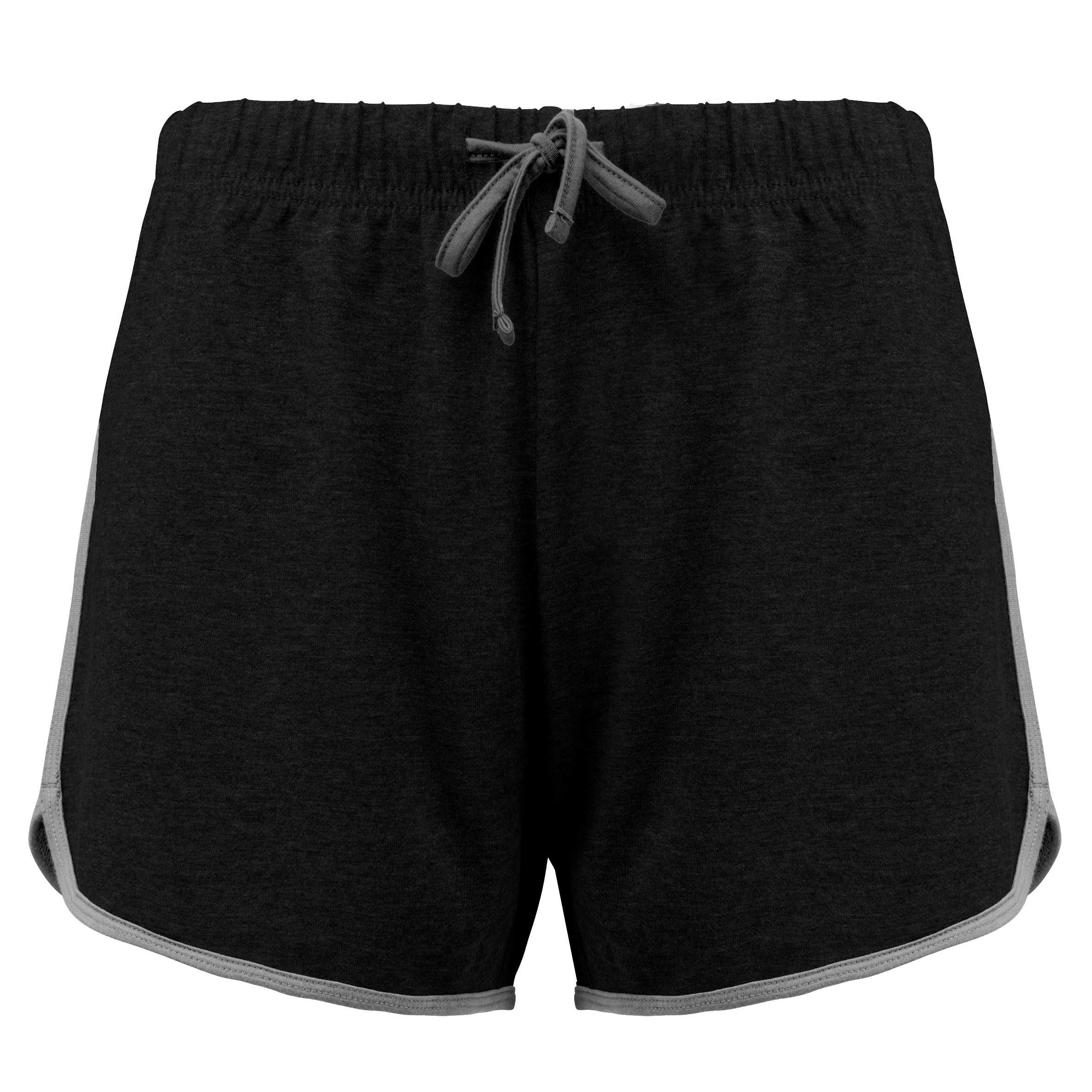 Shorts de deporte mujer Black / Grey Heather