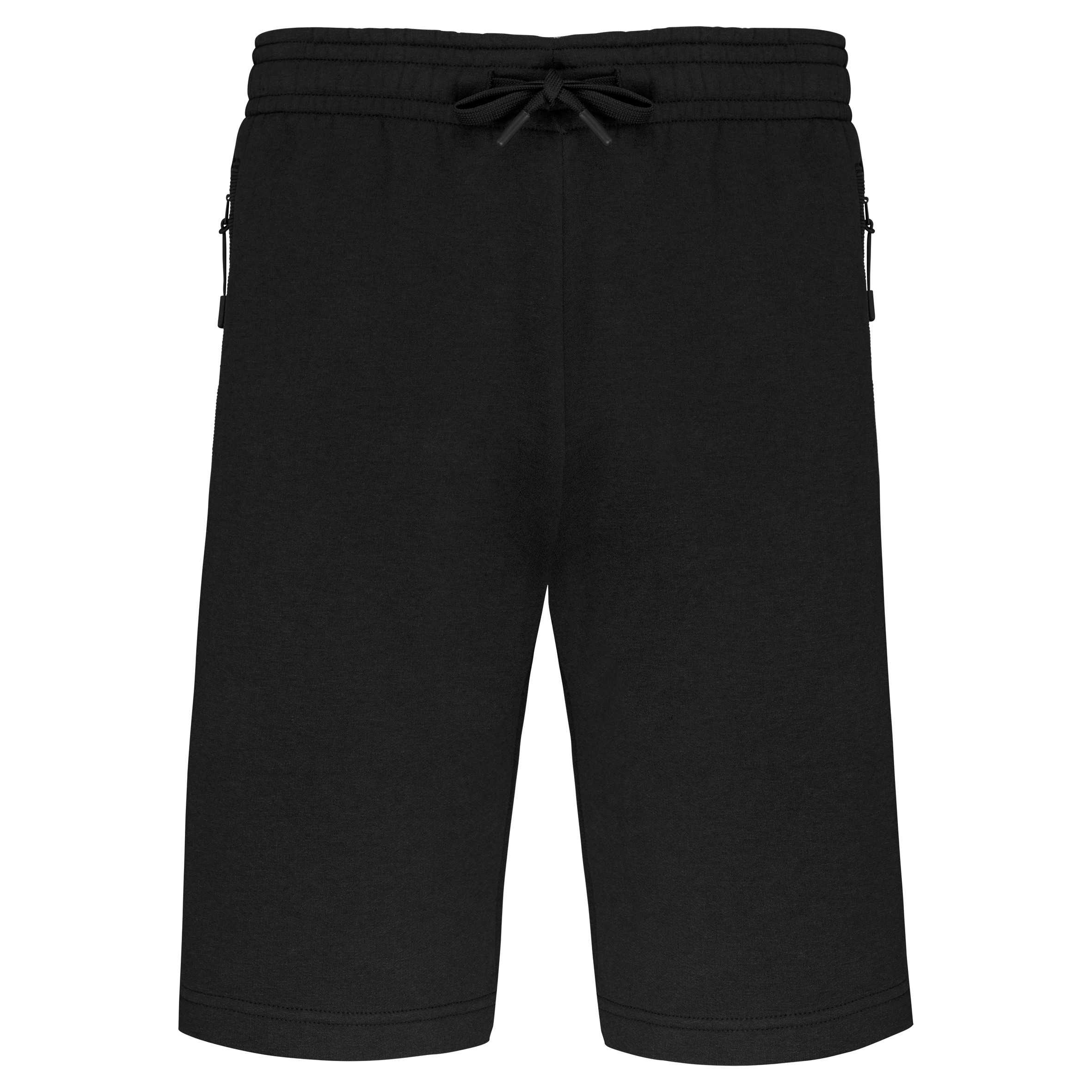 Bermuda de felpa multideporte unisex Black