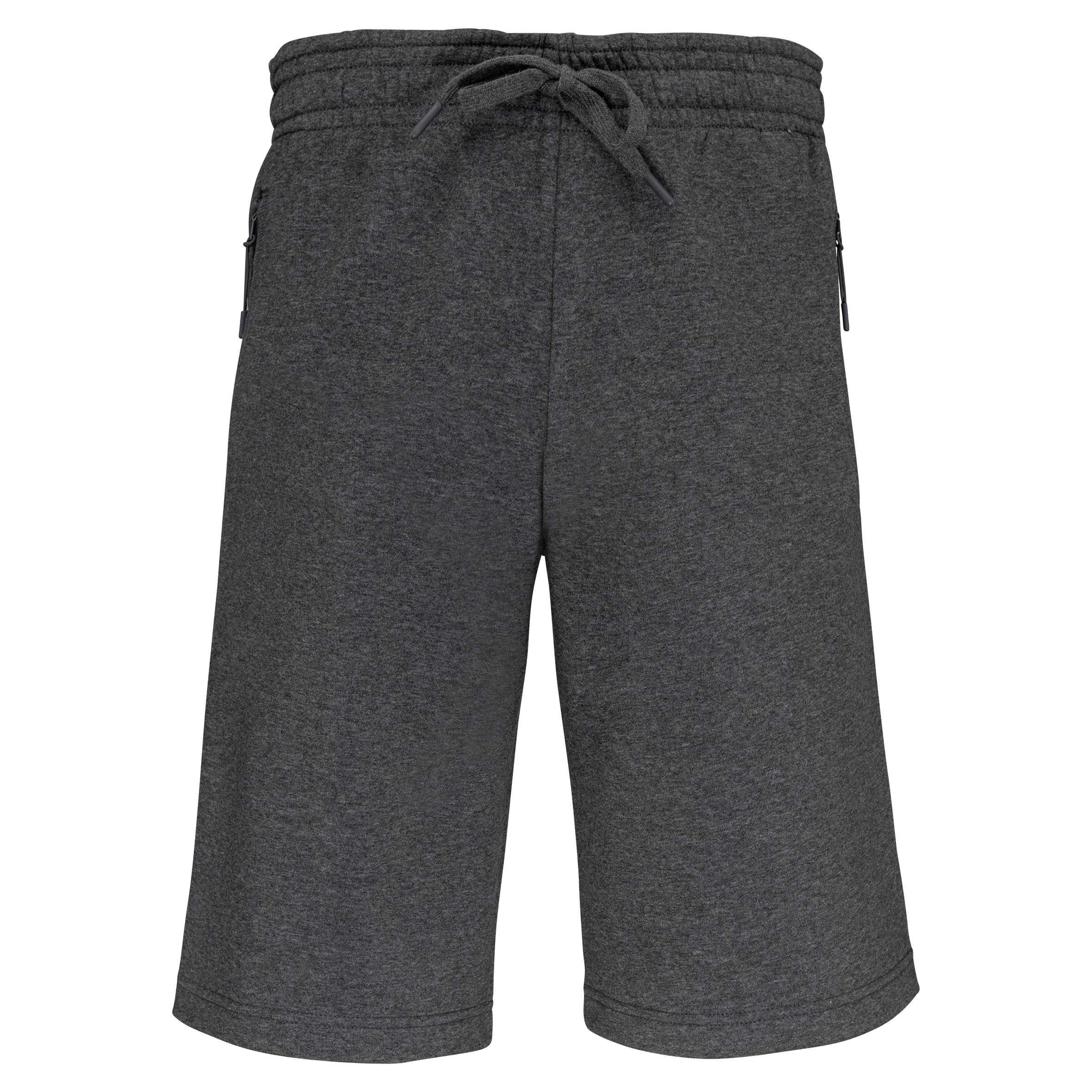Bermuda de felpa multideportes para niños Dark Grey Heather