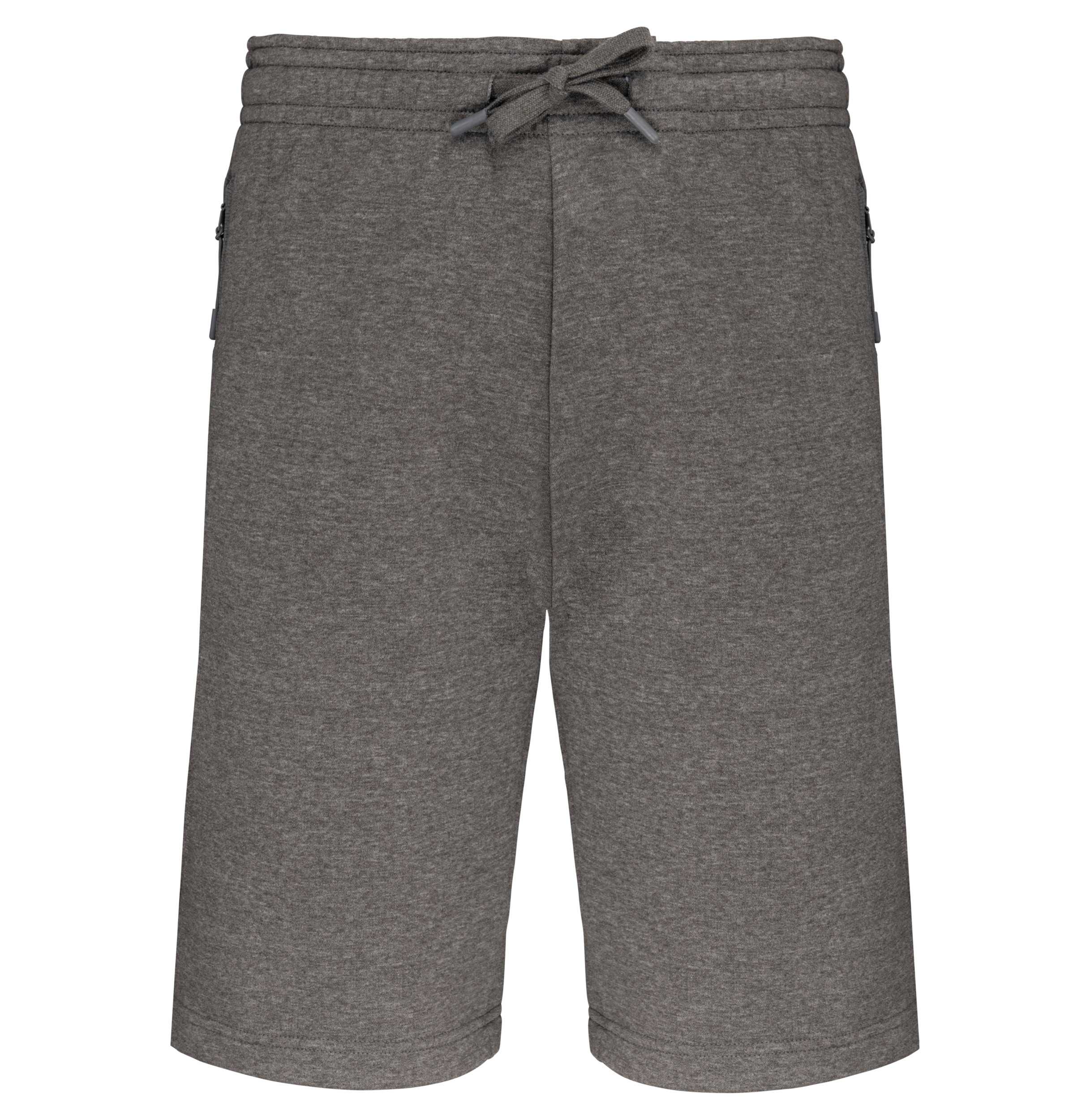Bermuda de felpa multideportes para niños Grey Heather