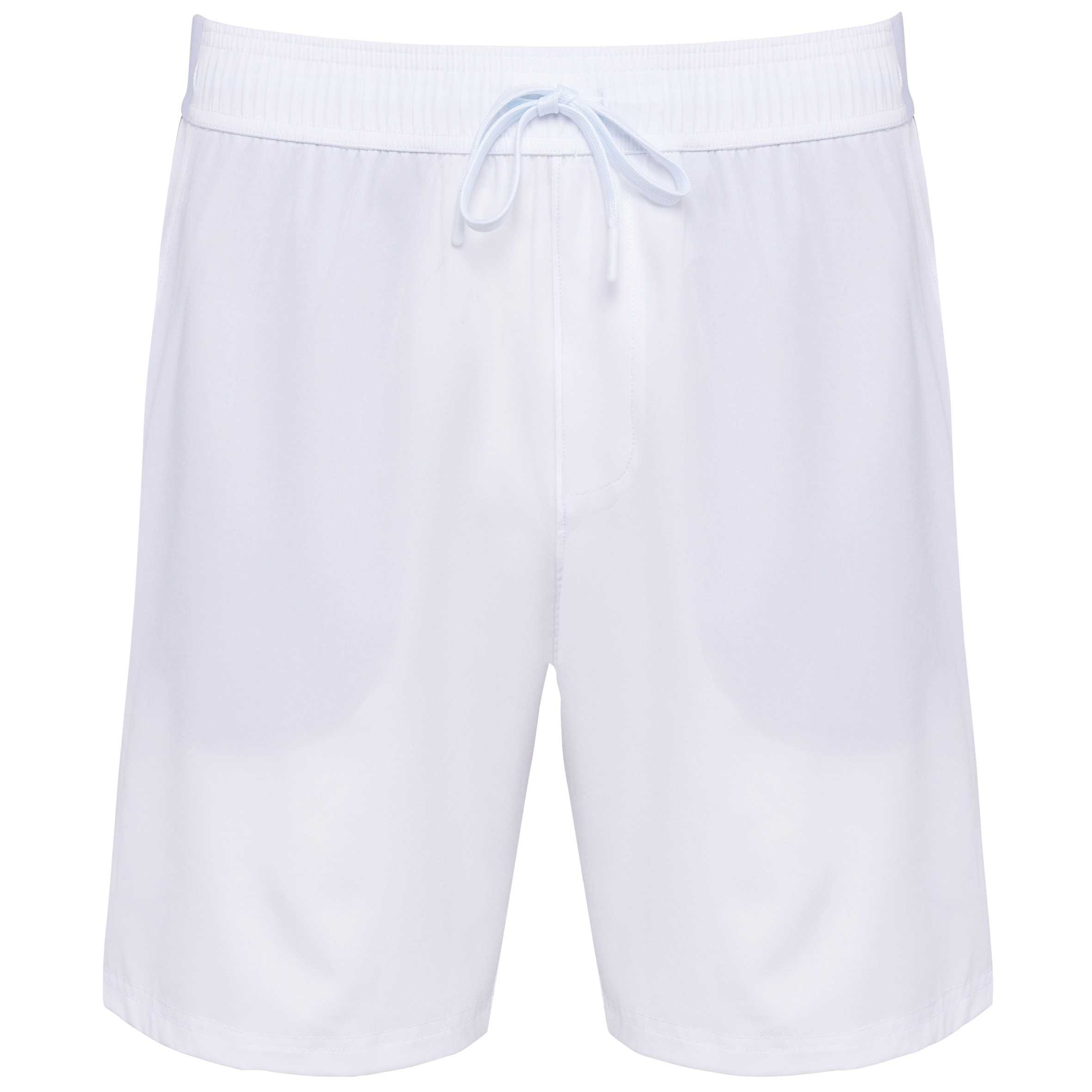 Short bicolor hombre White / Fine Grey