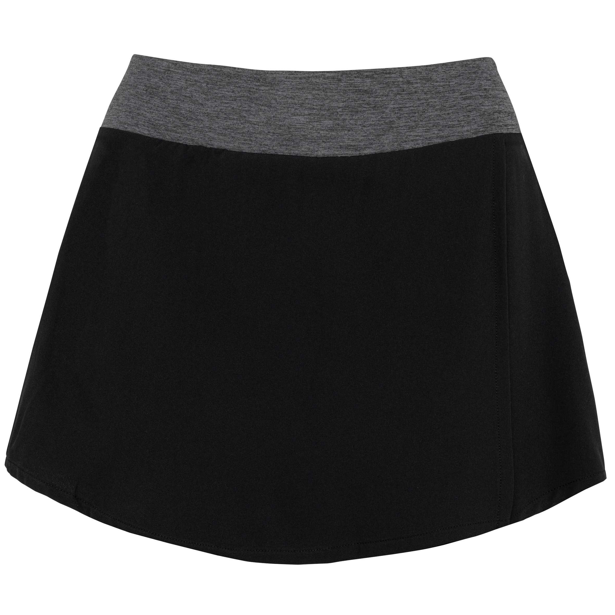 Falda con short integrado Black / Marl Dark Grey