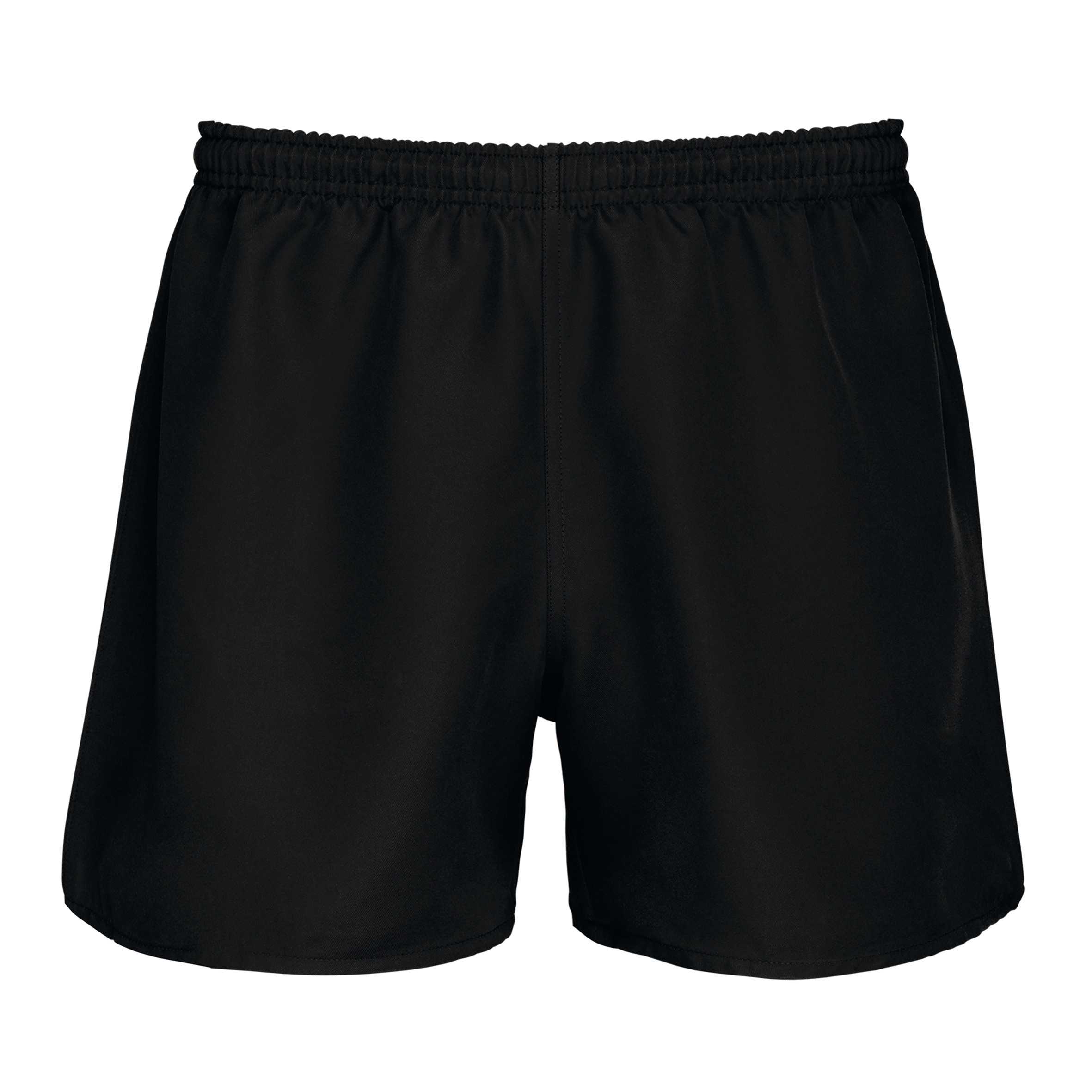 Short de rugby unisex Black