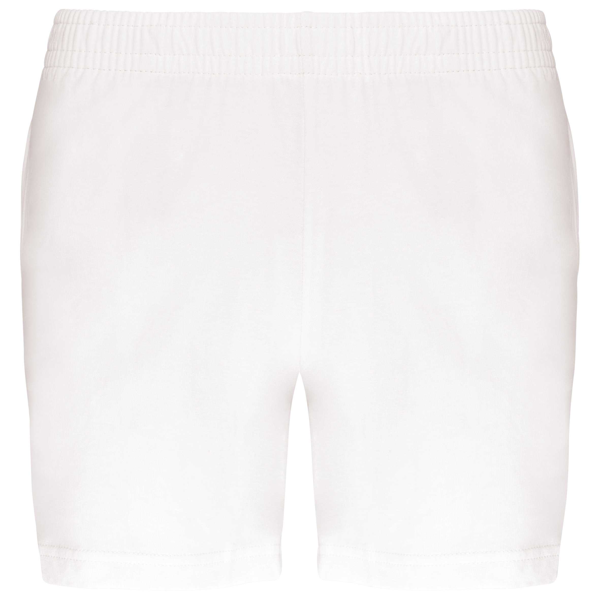 Shorts jersey deportivo mujer White