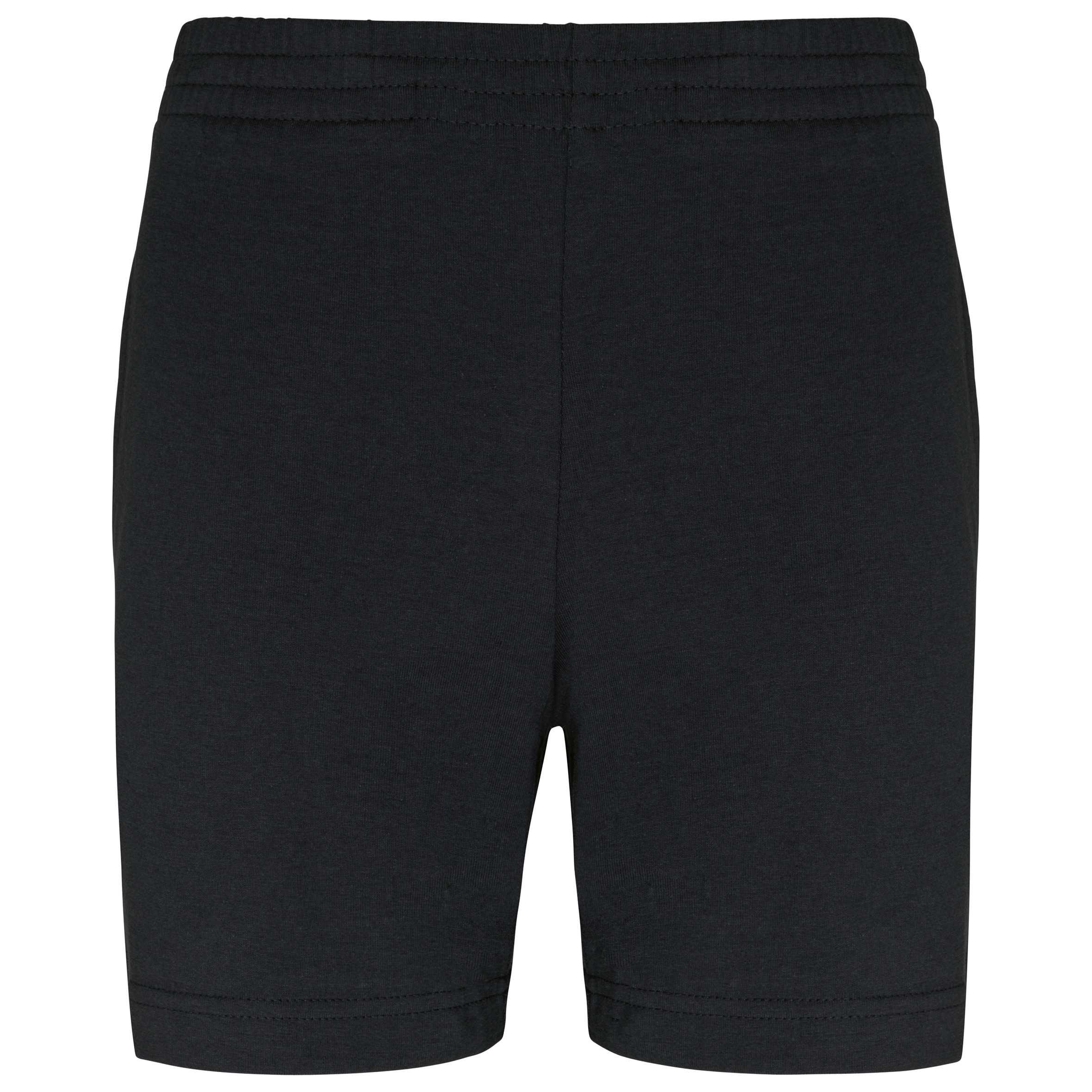 Shorts jersey deportivo niños Black