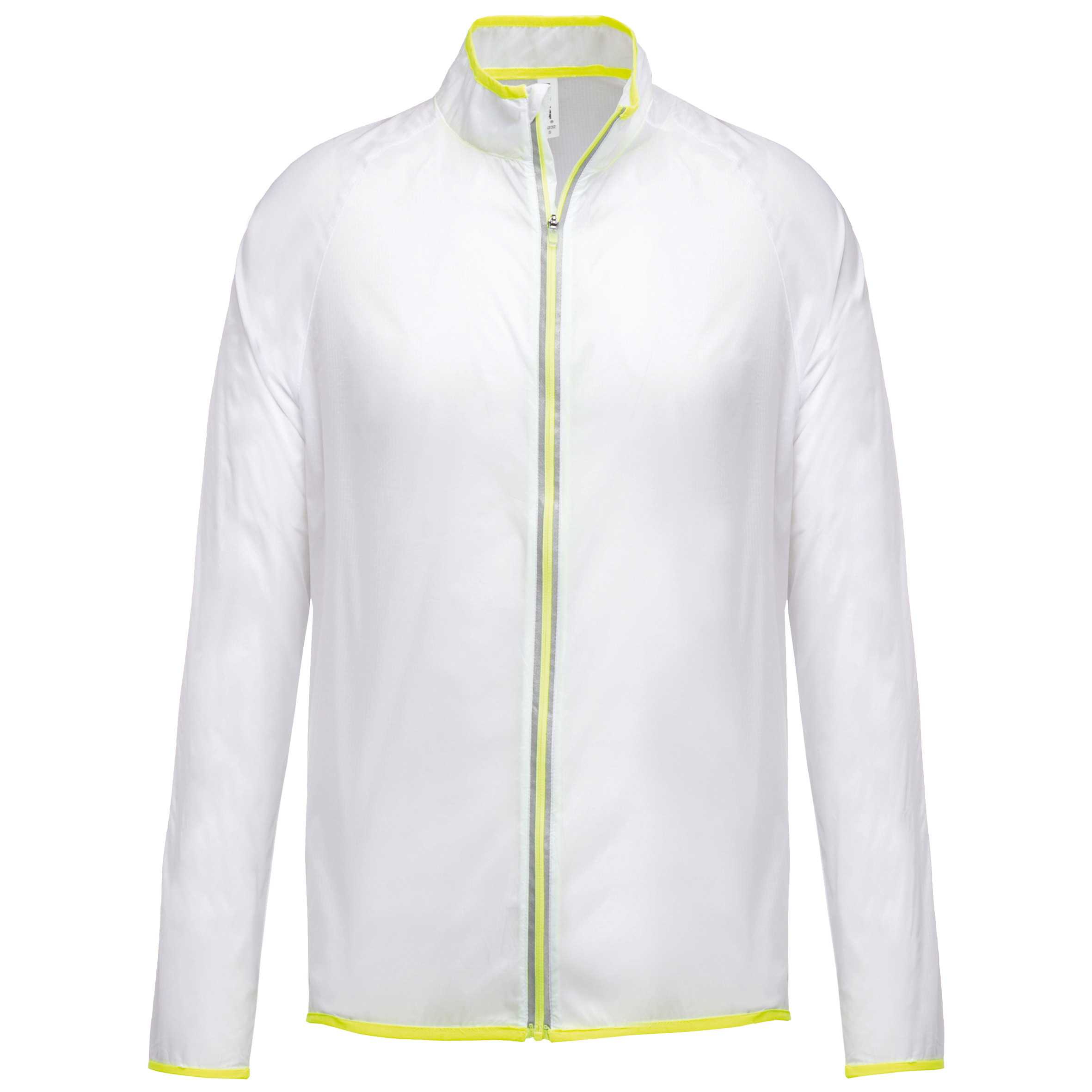 Cazadora de deporte ultraligera unisex Transparent White
