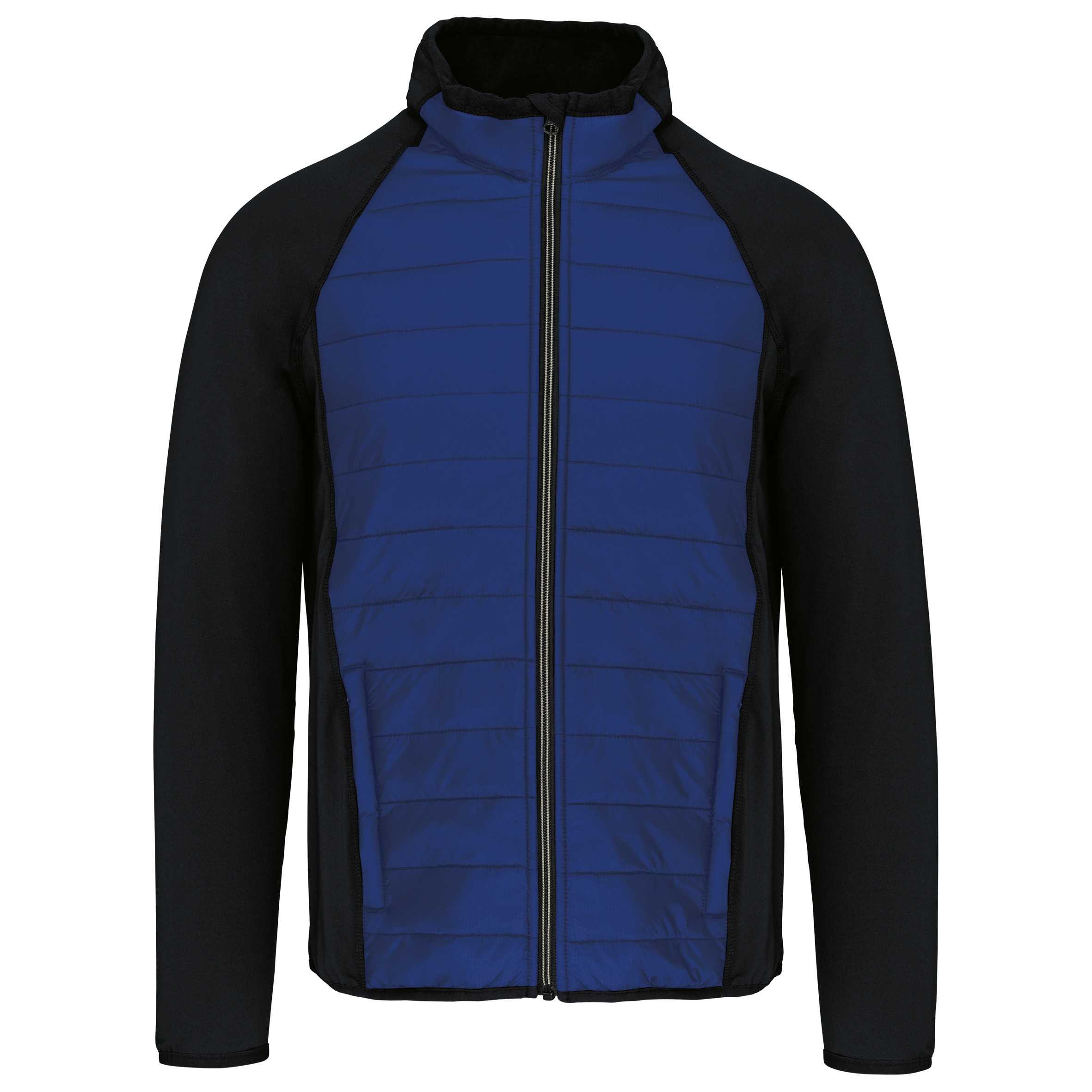 Chaqueta deporte bimaterial unisex Dark Royal Blue / Black