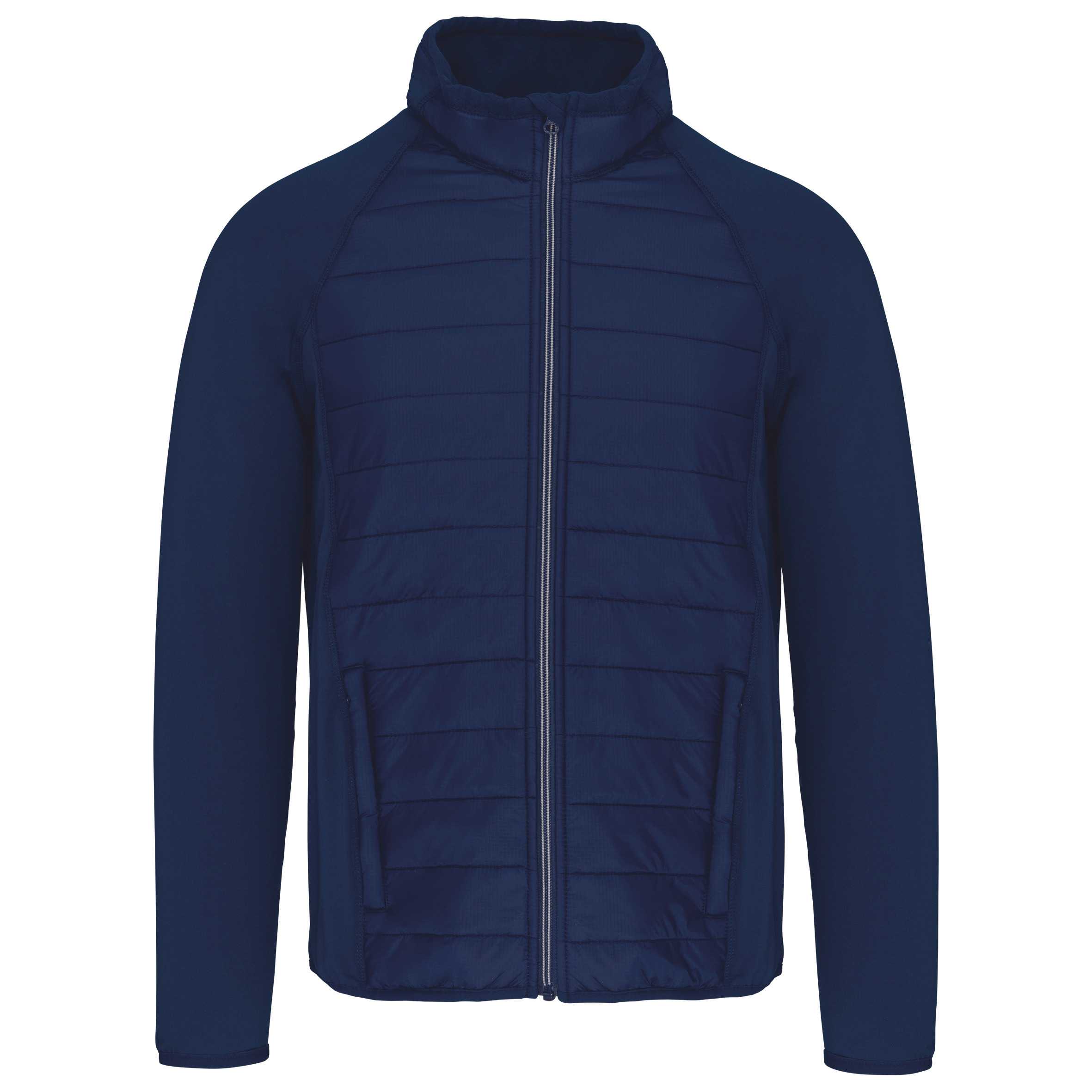 Chaqueta deporte bimaterial unisex Sporty Navy