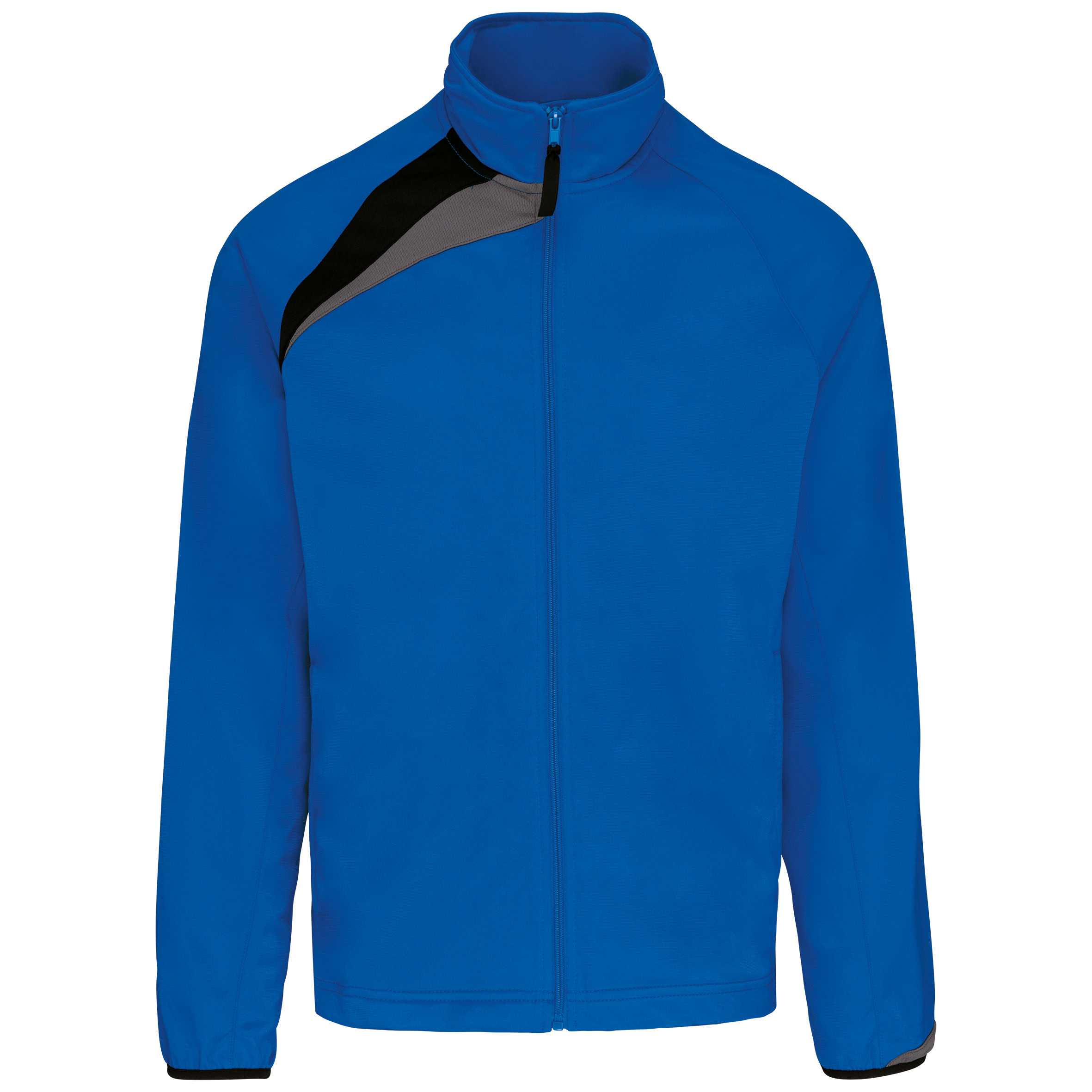 Chaqueta de chándal adulto Sporty Royal Blue / Black / Storm Grey
