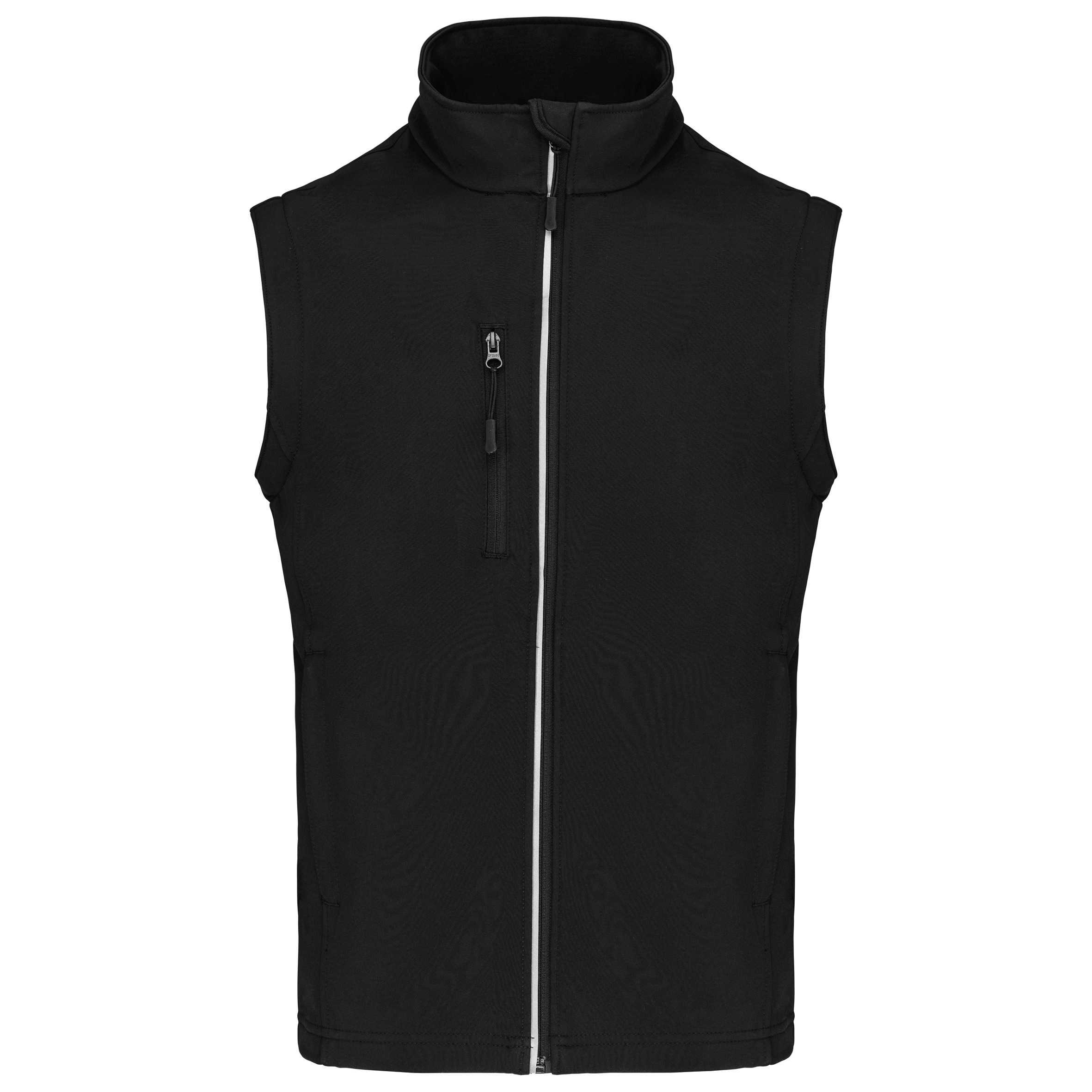 Chaqueta softshell con mangas extraíbles unisex Black