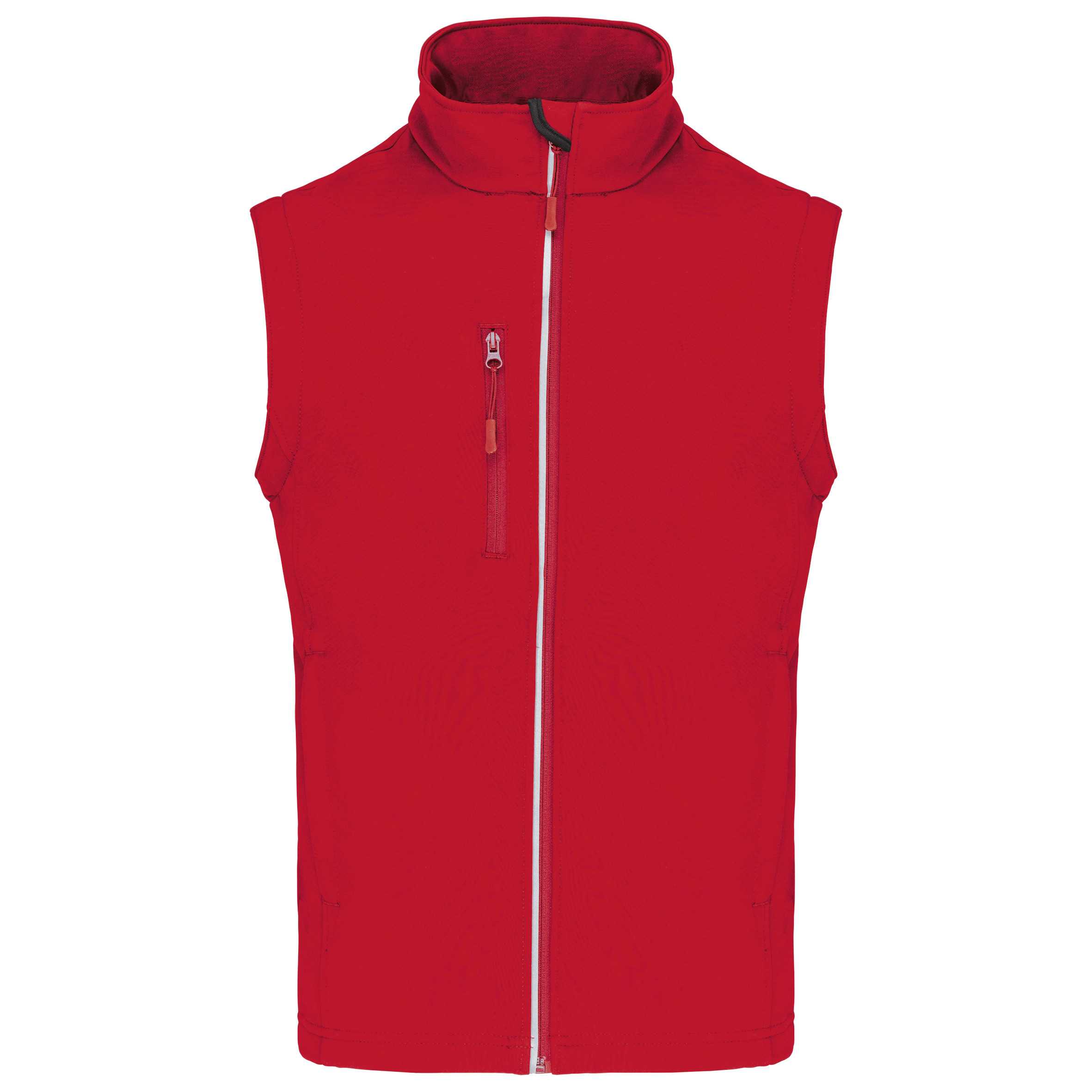 Chaqueta softshell con mangas extraíbles unisex Sporty Red