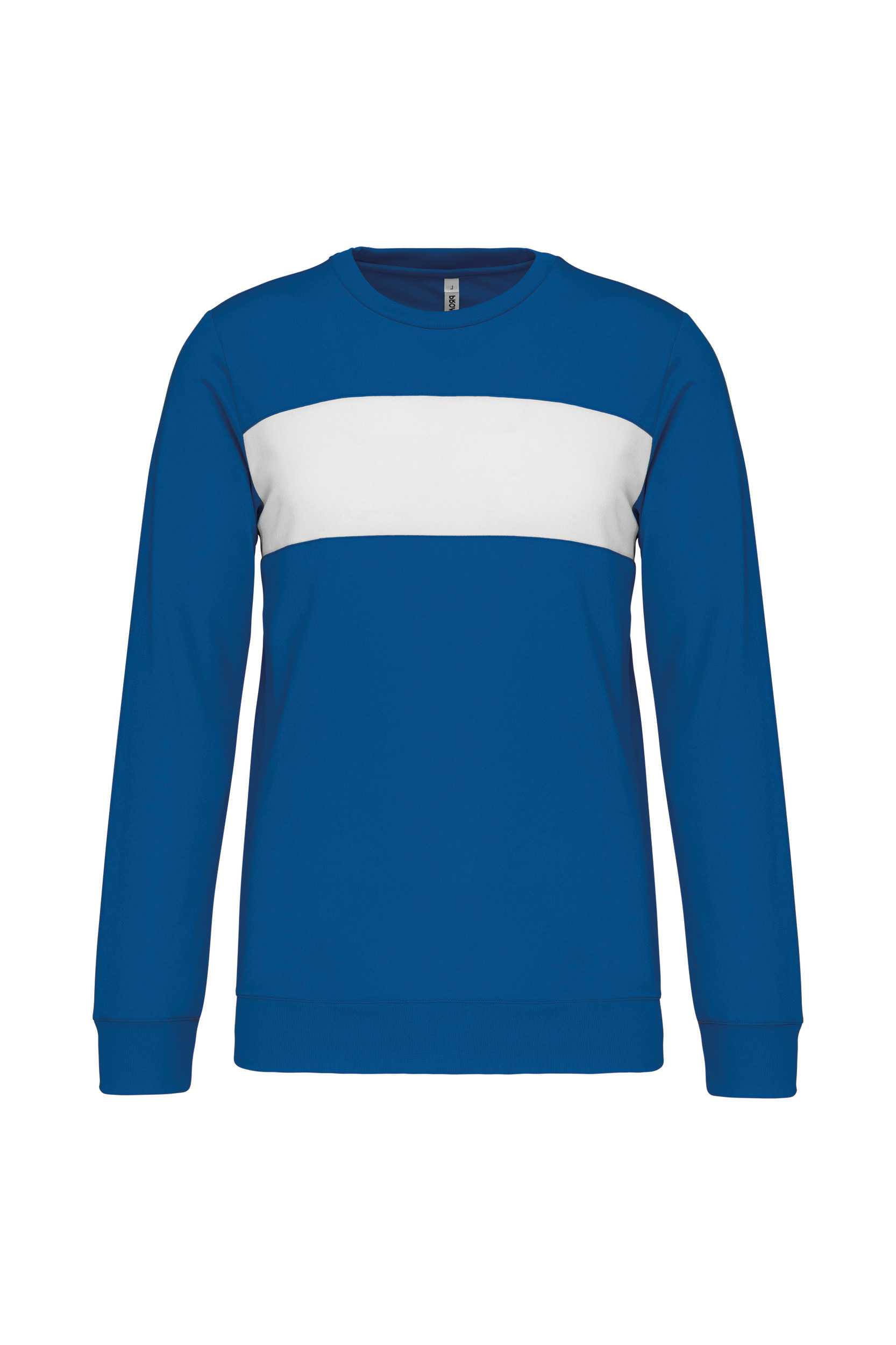 Sudadera poliéster Sporty Royal Blue / White