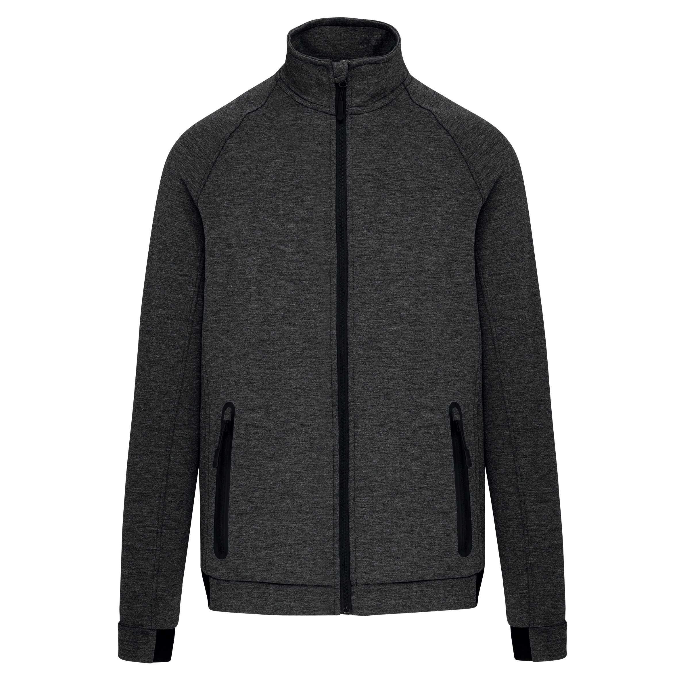 Chaqueta cuello alto hombre Deep Grey Heather
