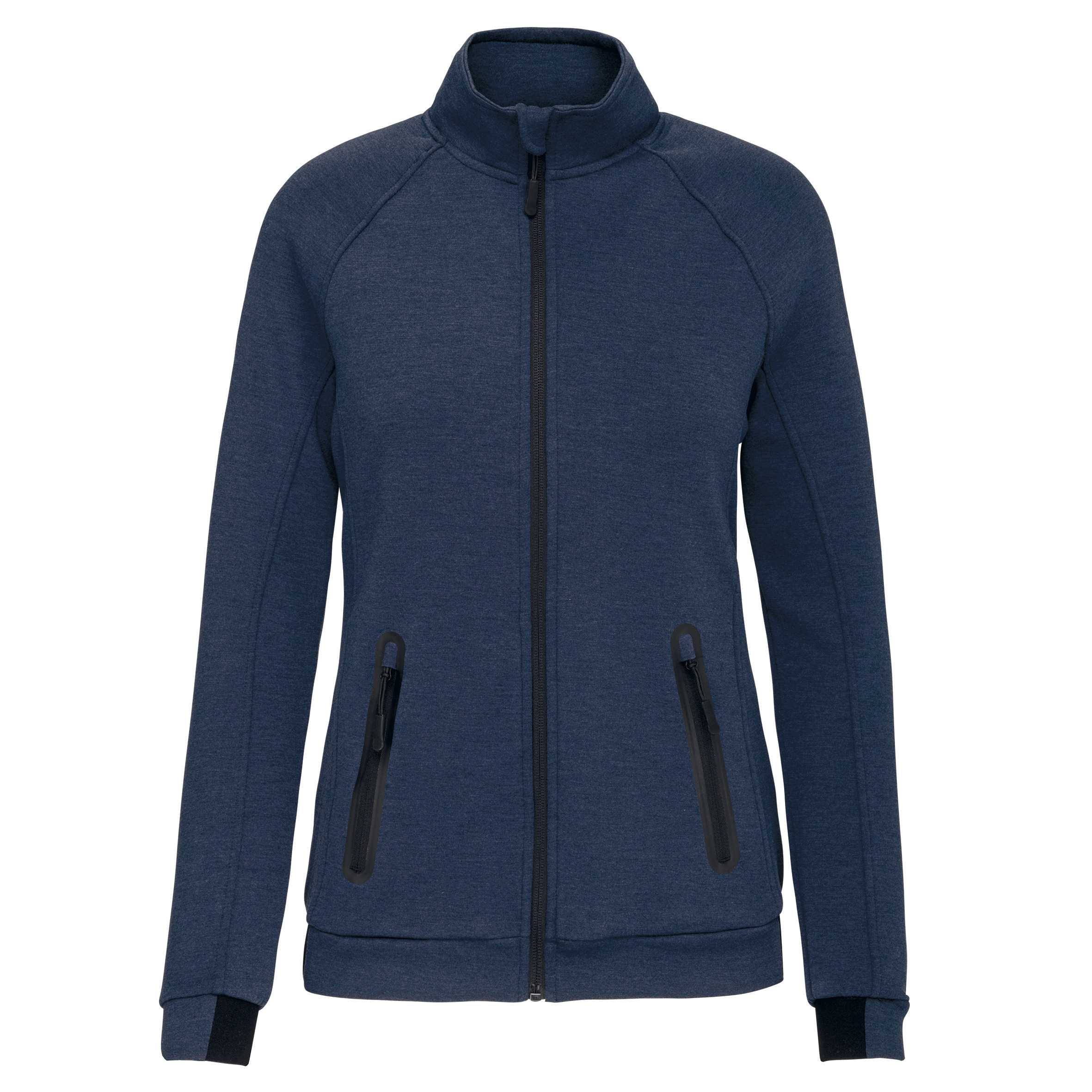 Chaqueta cuello alto mujer French Navy Heather