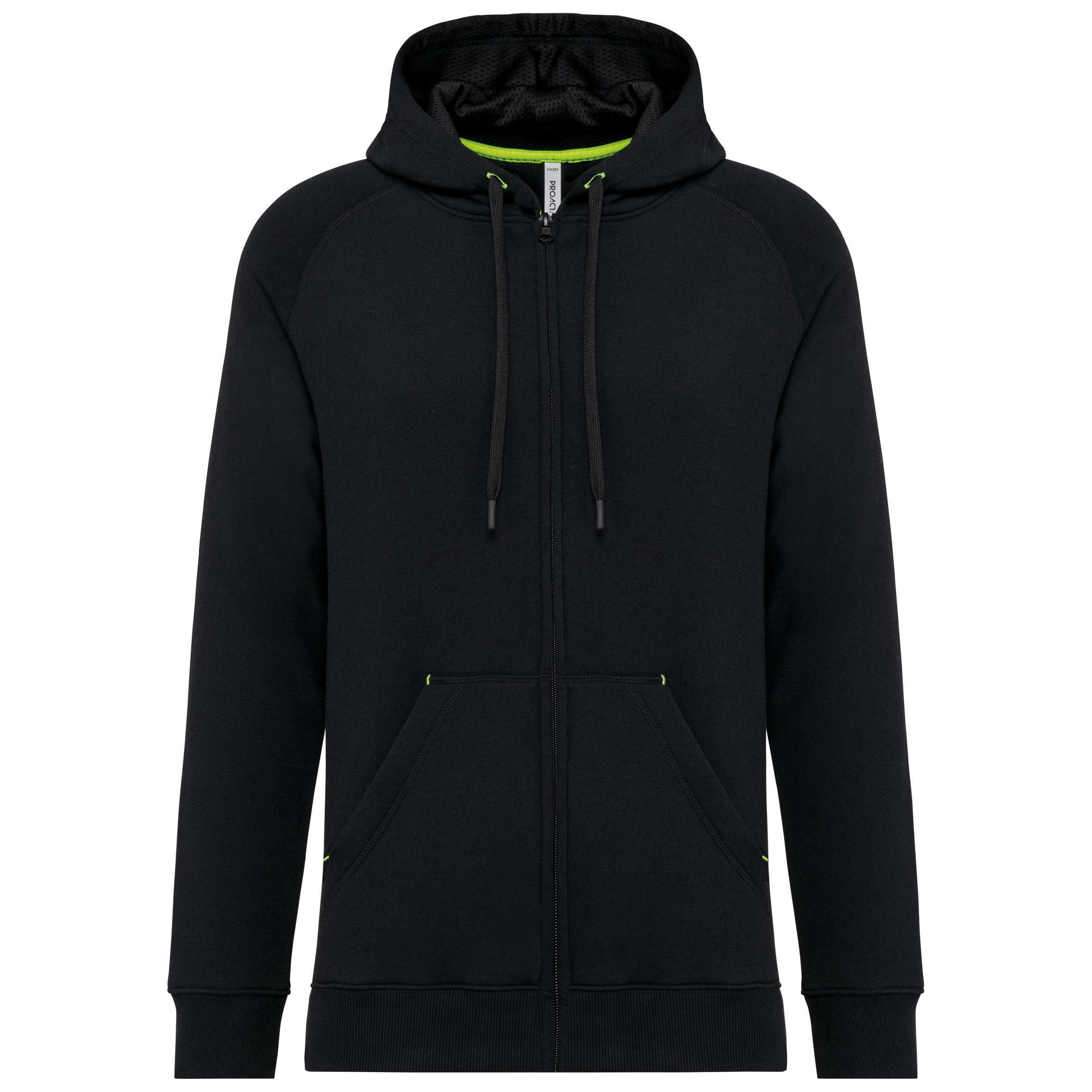 Chaqueta cremallera y capucha - Unisex Black
