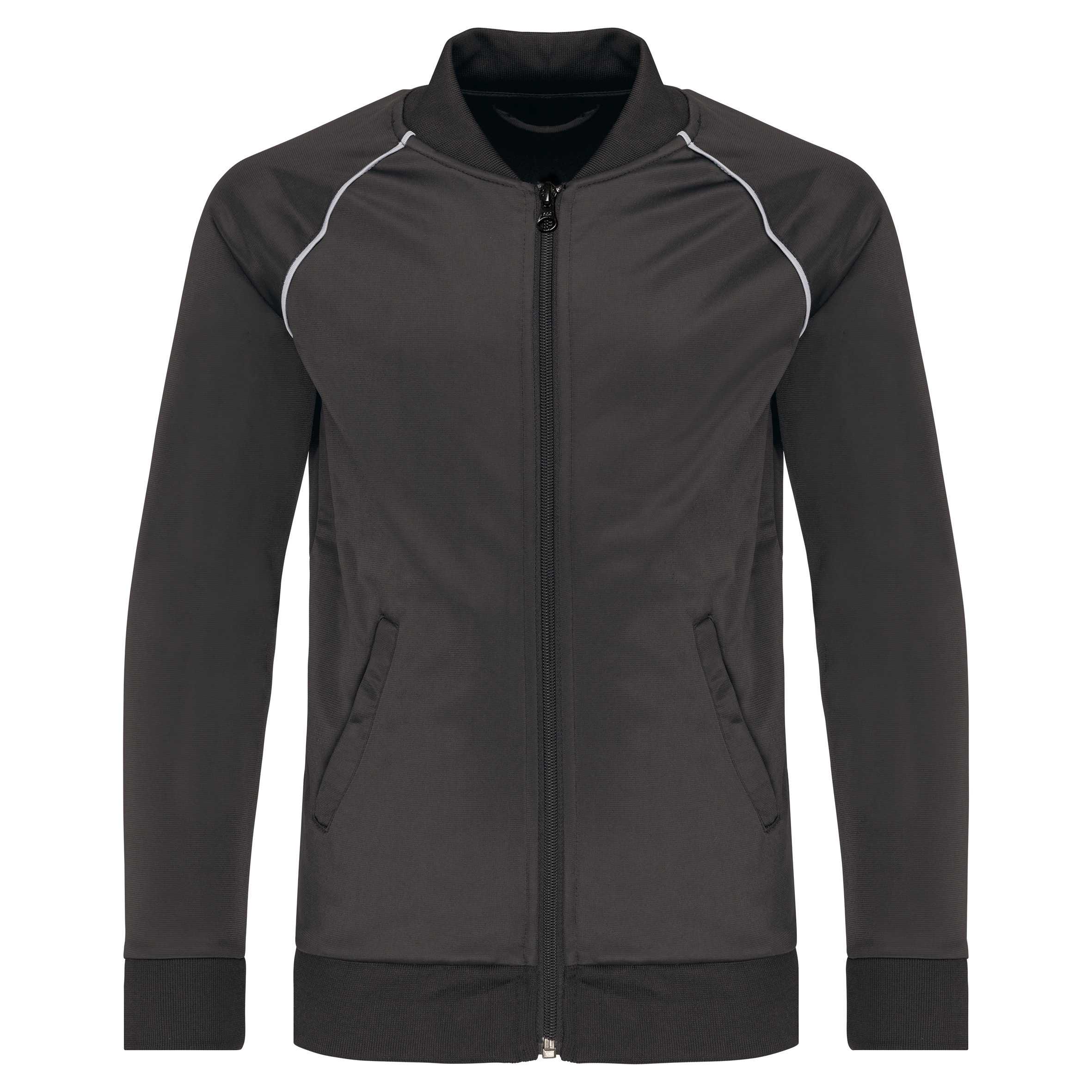 Chaqueta de CHÁNDAL con cremallera y ribete niños Dark Grey
