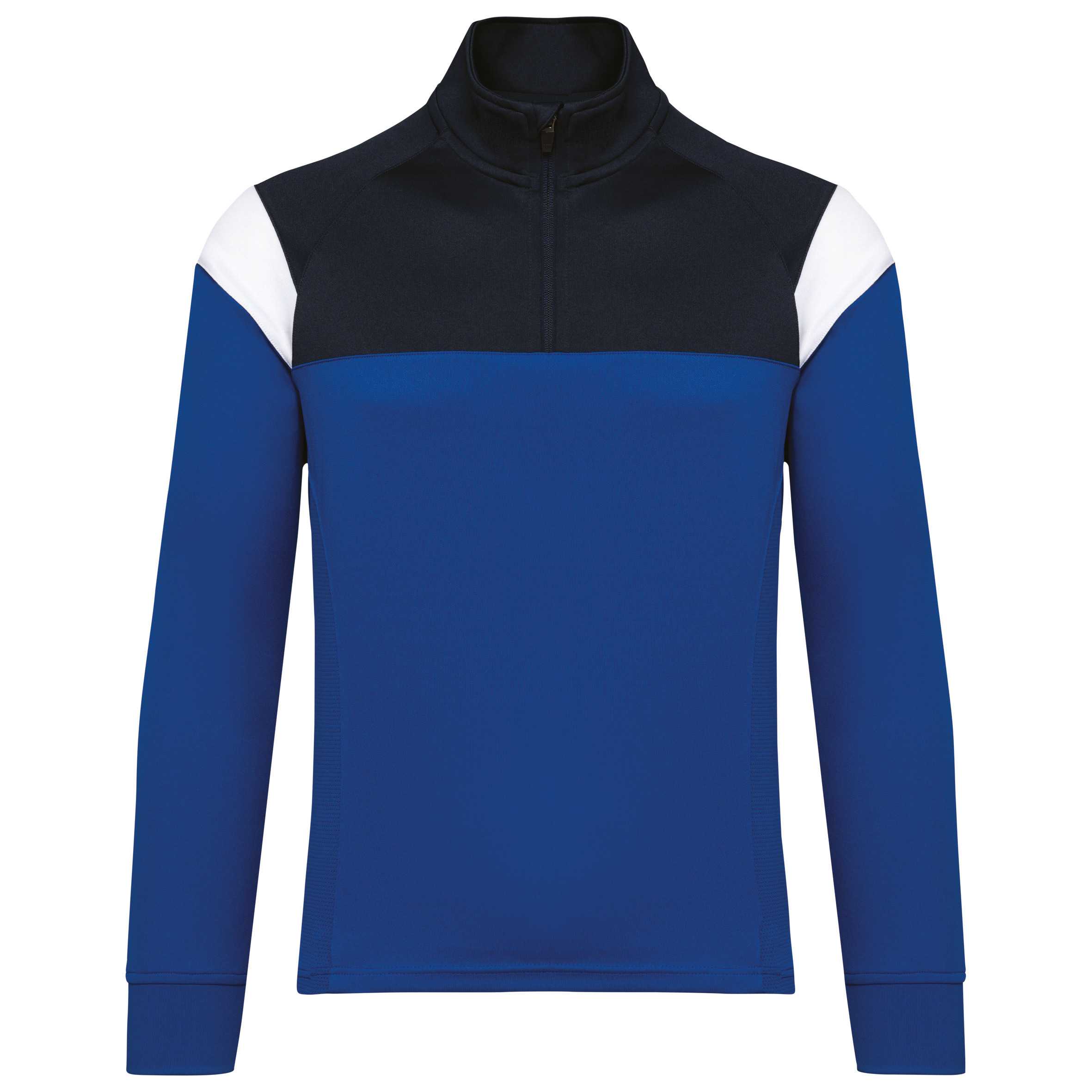 Sudadera de entrenamiento 1/4 de cremallera infantil Dark Royal Blue / Navy