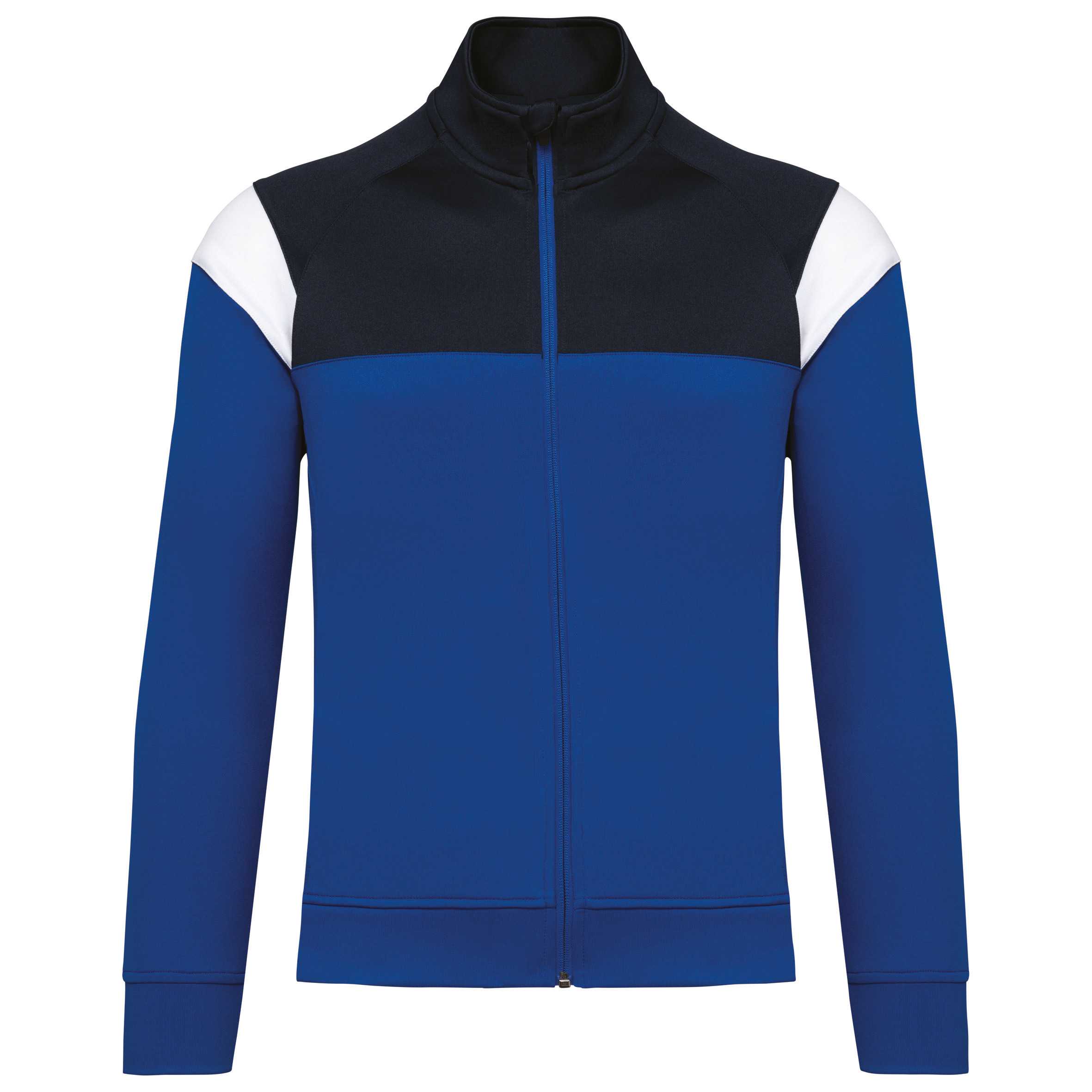 Chaqueta de chándal con cremallera infantil Dark Royal Blue / Navy