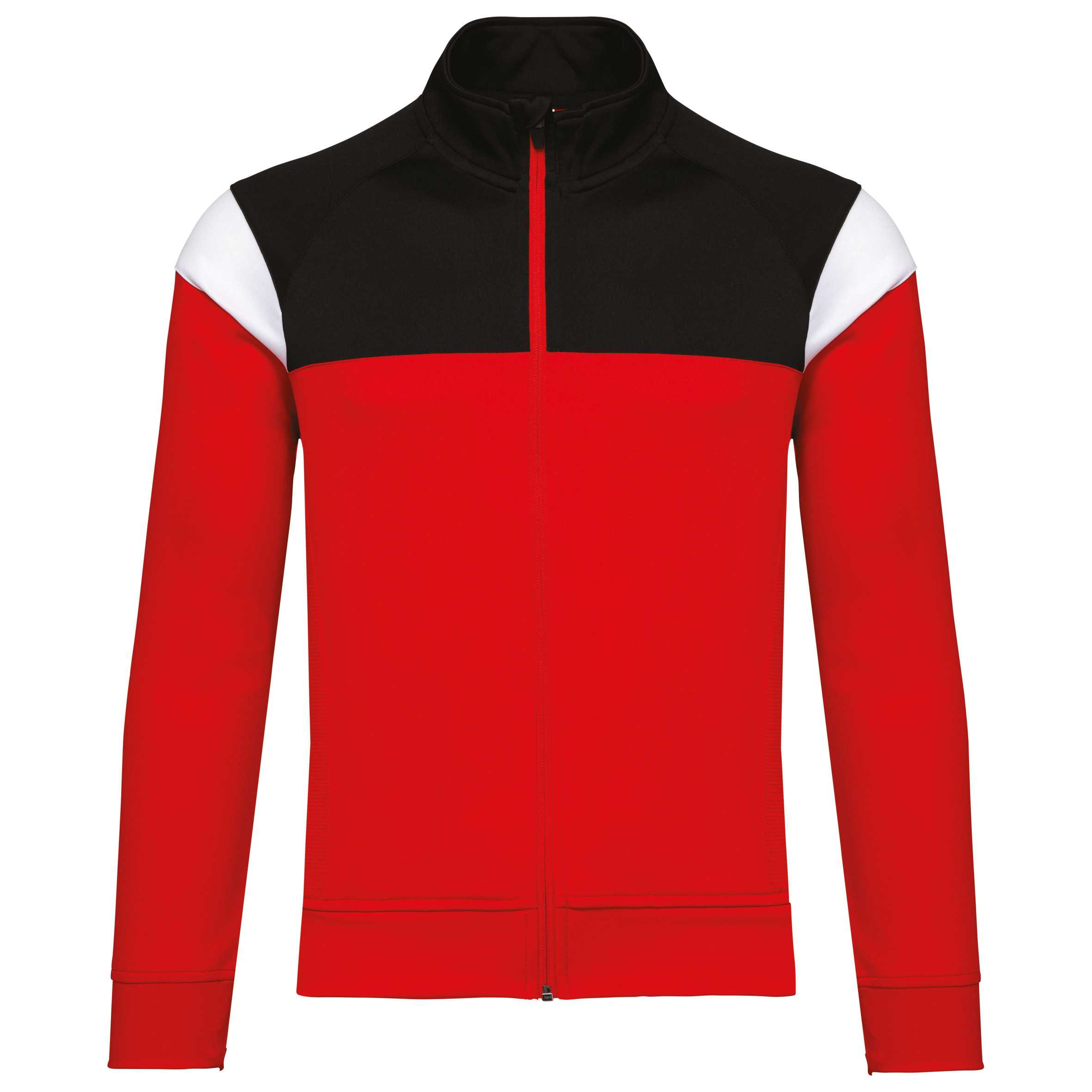 Chaqueta de chándal con cremallera infantil Sporty Red / Black
