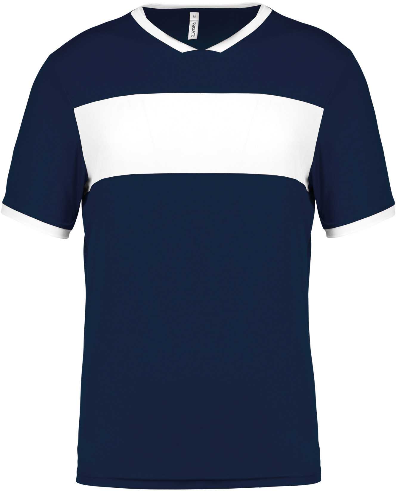 Camiseta equipaciones adultos Sporty Navy / White