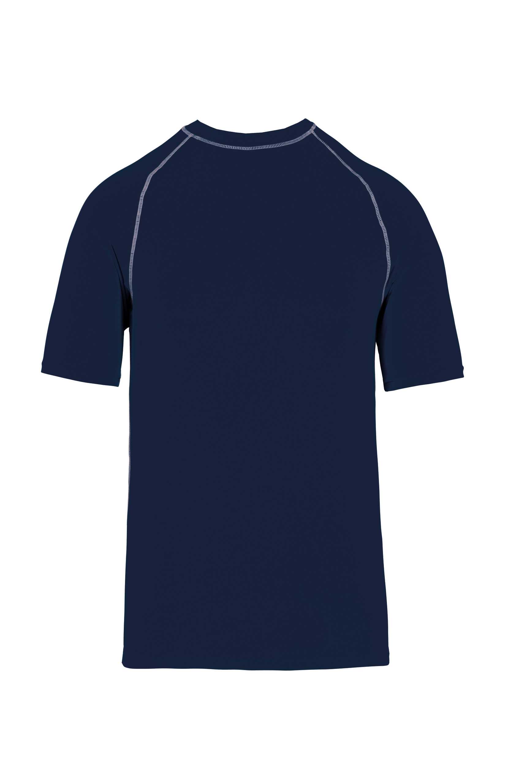 Camiseta surf con protección UV manga corta unisex Sporty Navy