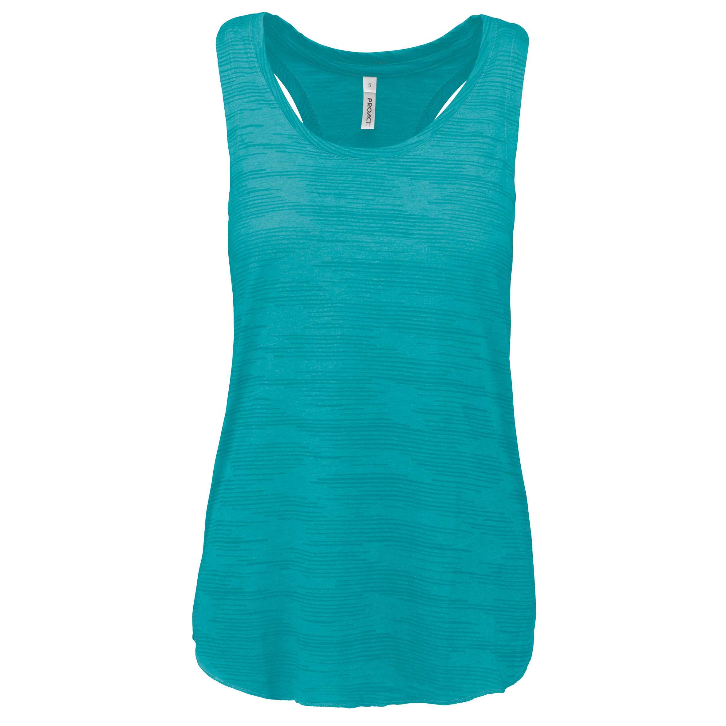 Camiseta tirantes de deporte mujer Light Turquoise