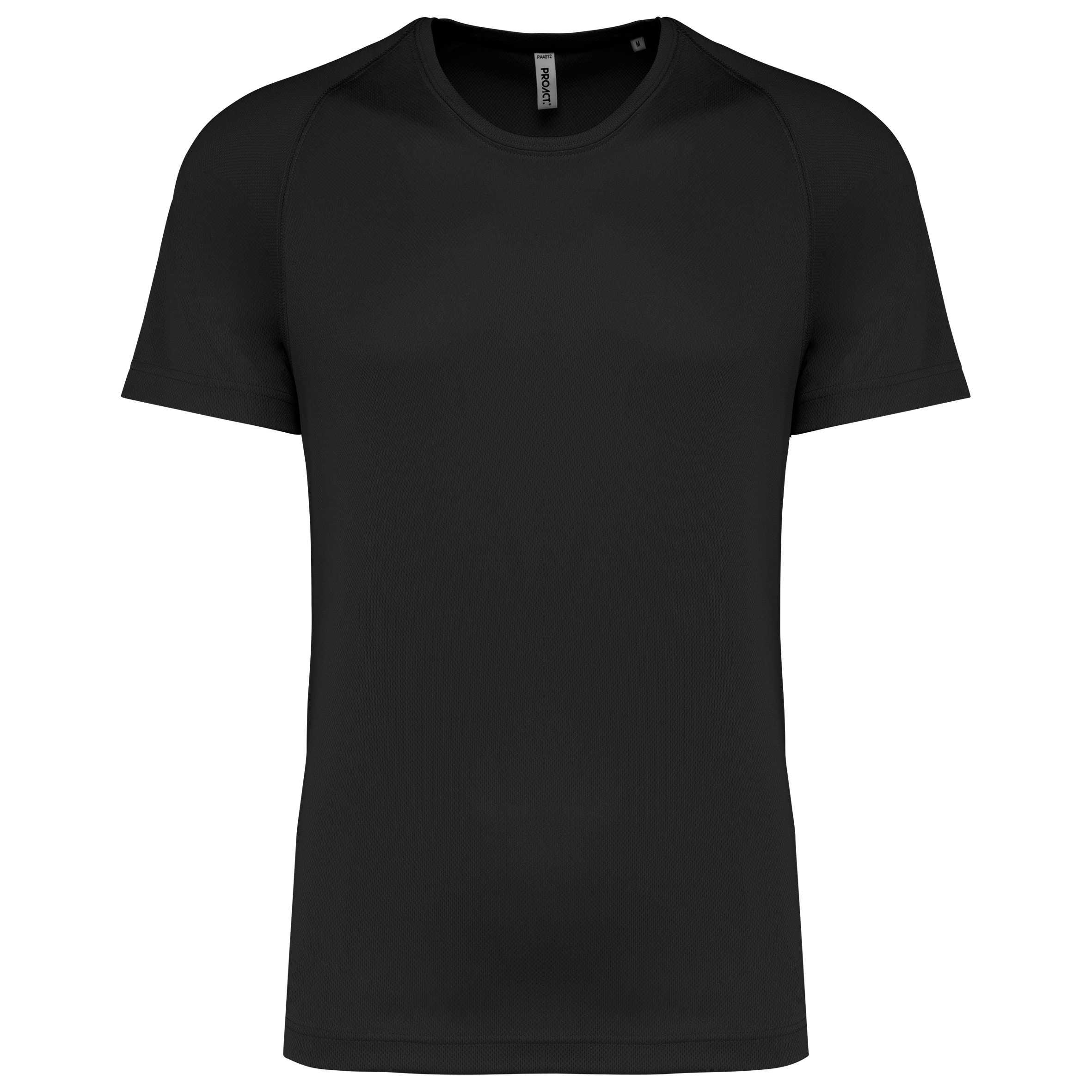 Camiseta deporte material reciclado hombre Black