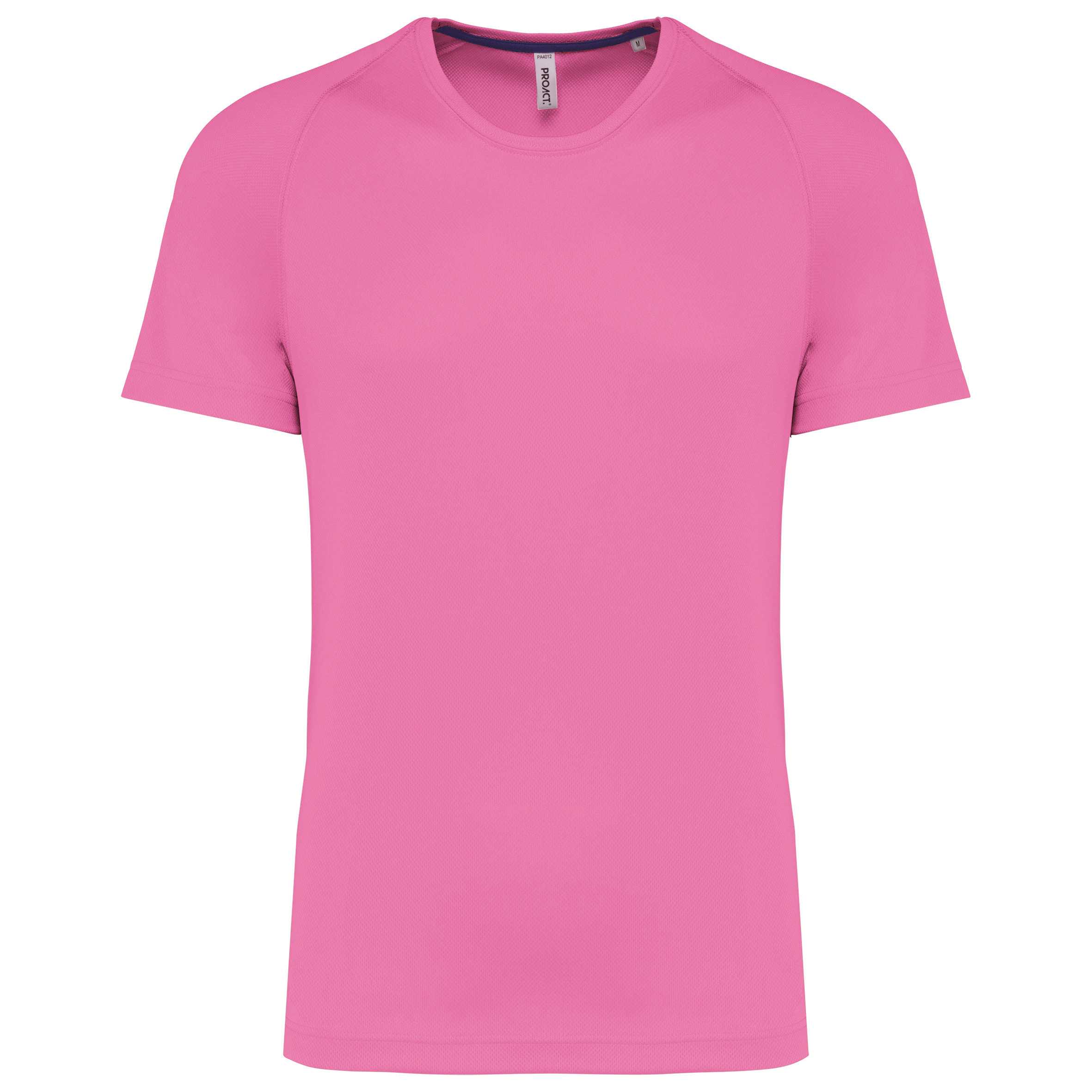 Camiseta deporte material reciclado hombre Deep Pink