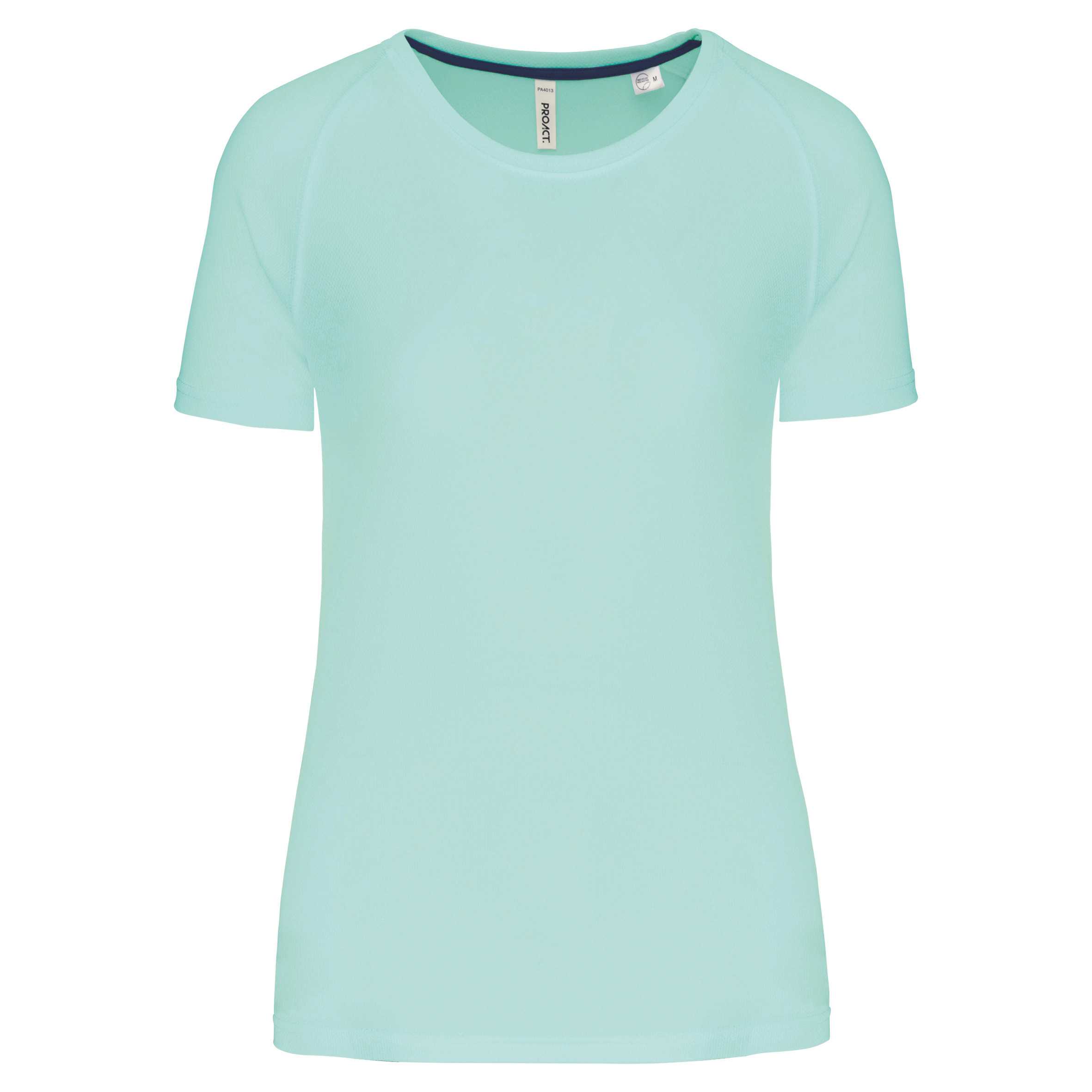 Camiseta deporte material reciclado mujer Ice Mint