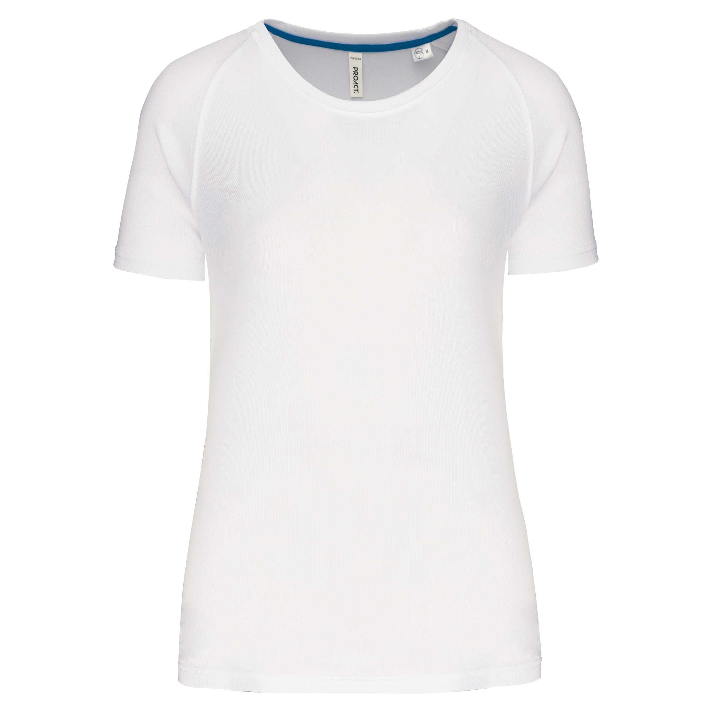 Camiseta deporte material reciclado mujer White