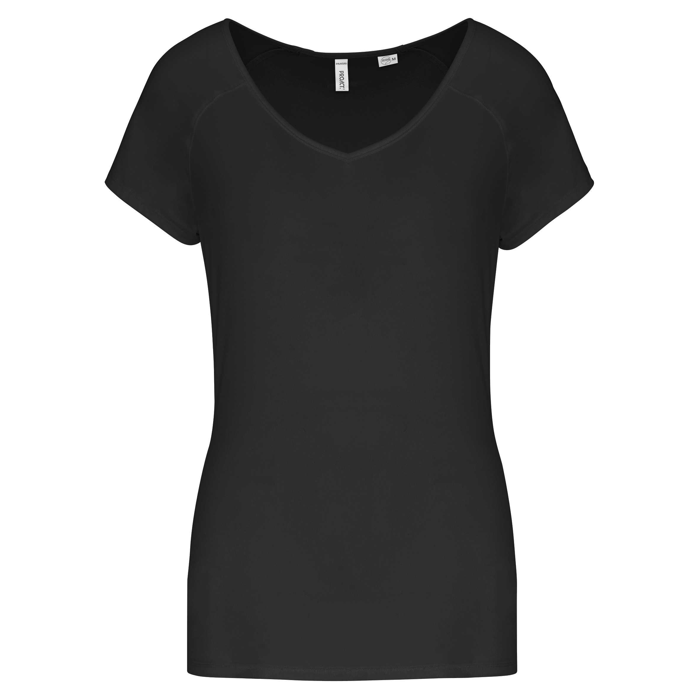Camiseta deporte eccoresponsable mujer Black