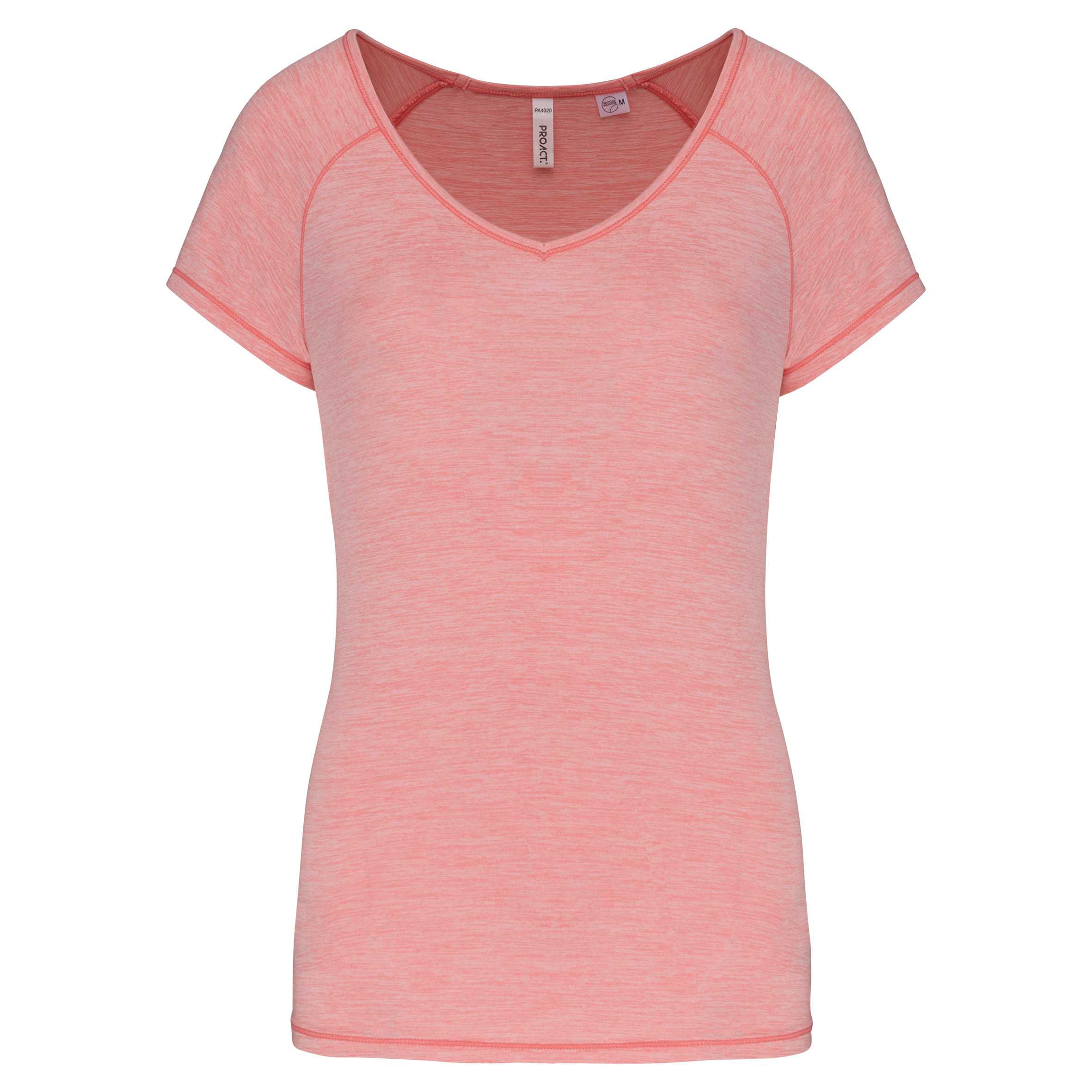 Camiseta deporte eccoresponsable mujer Marl Pink