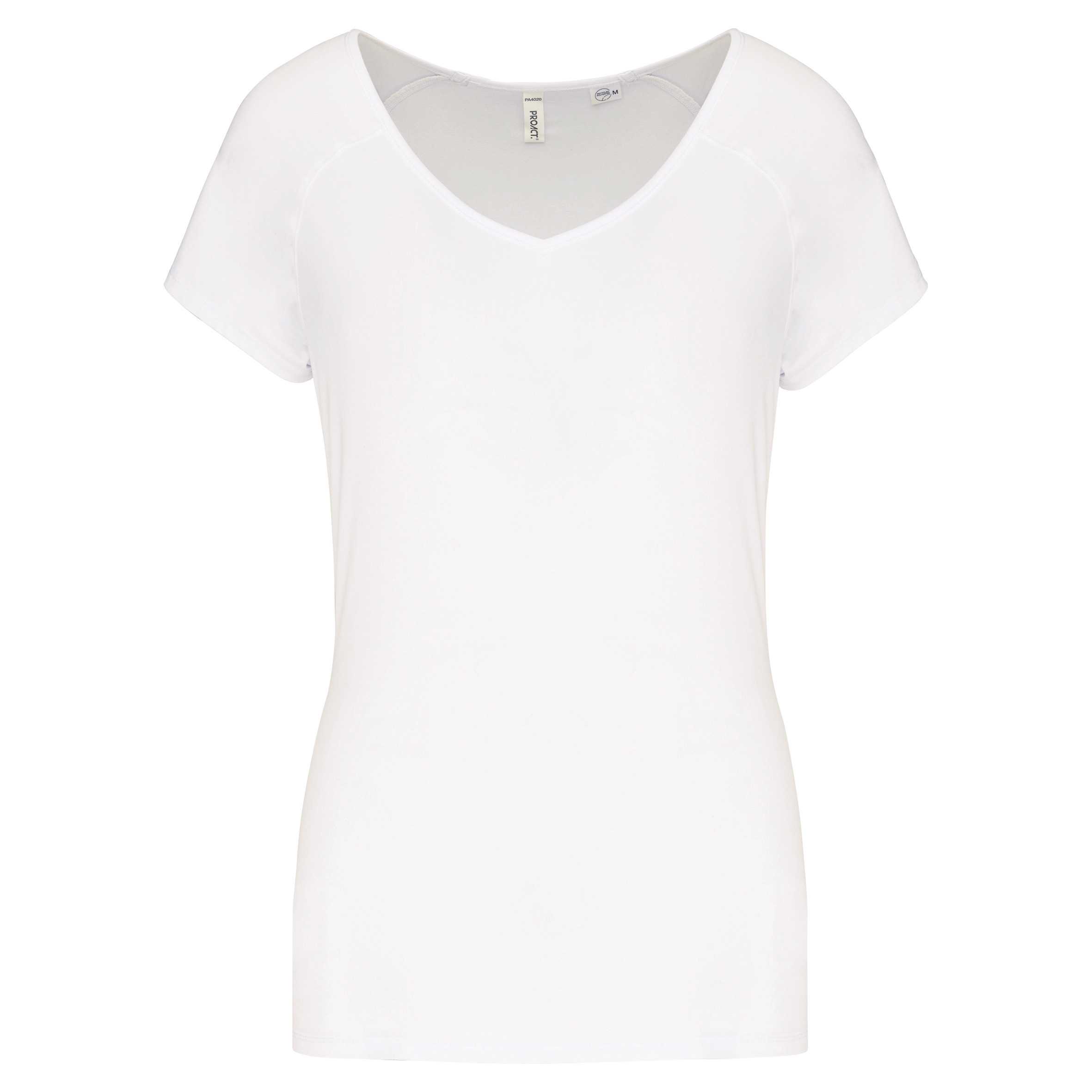 Camiseta deporte eccoresponsable mujer White