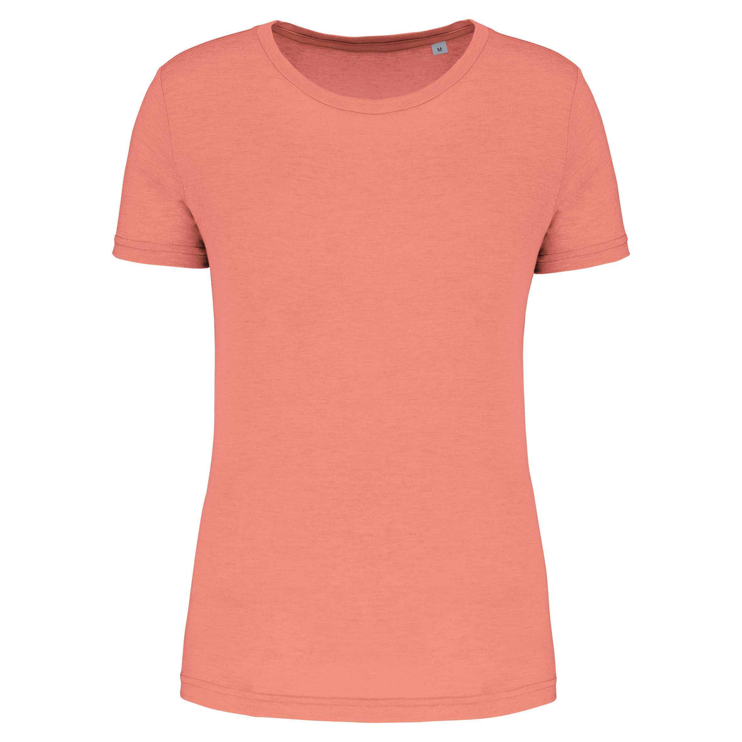 Camiseta triblend sports mujer Coral